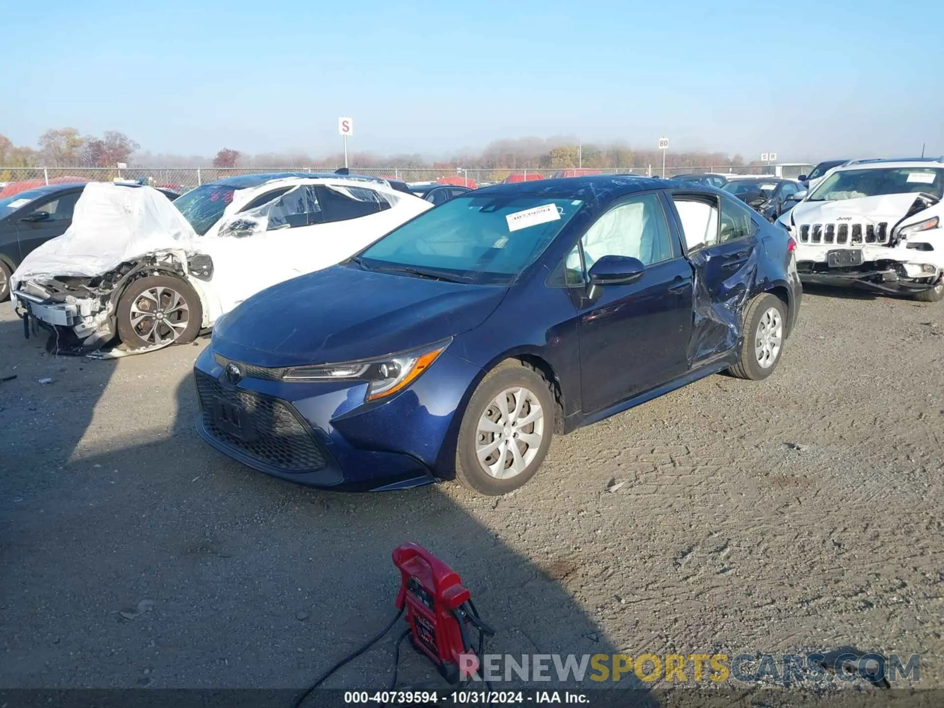 2 Photograph of a damaged car JTDEPRAE0LJ011868 TOYOTA COROLLA 2020