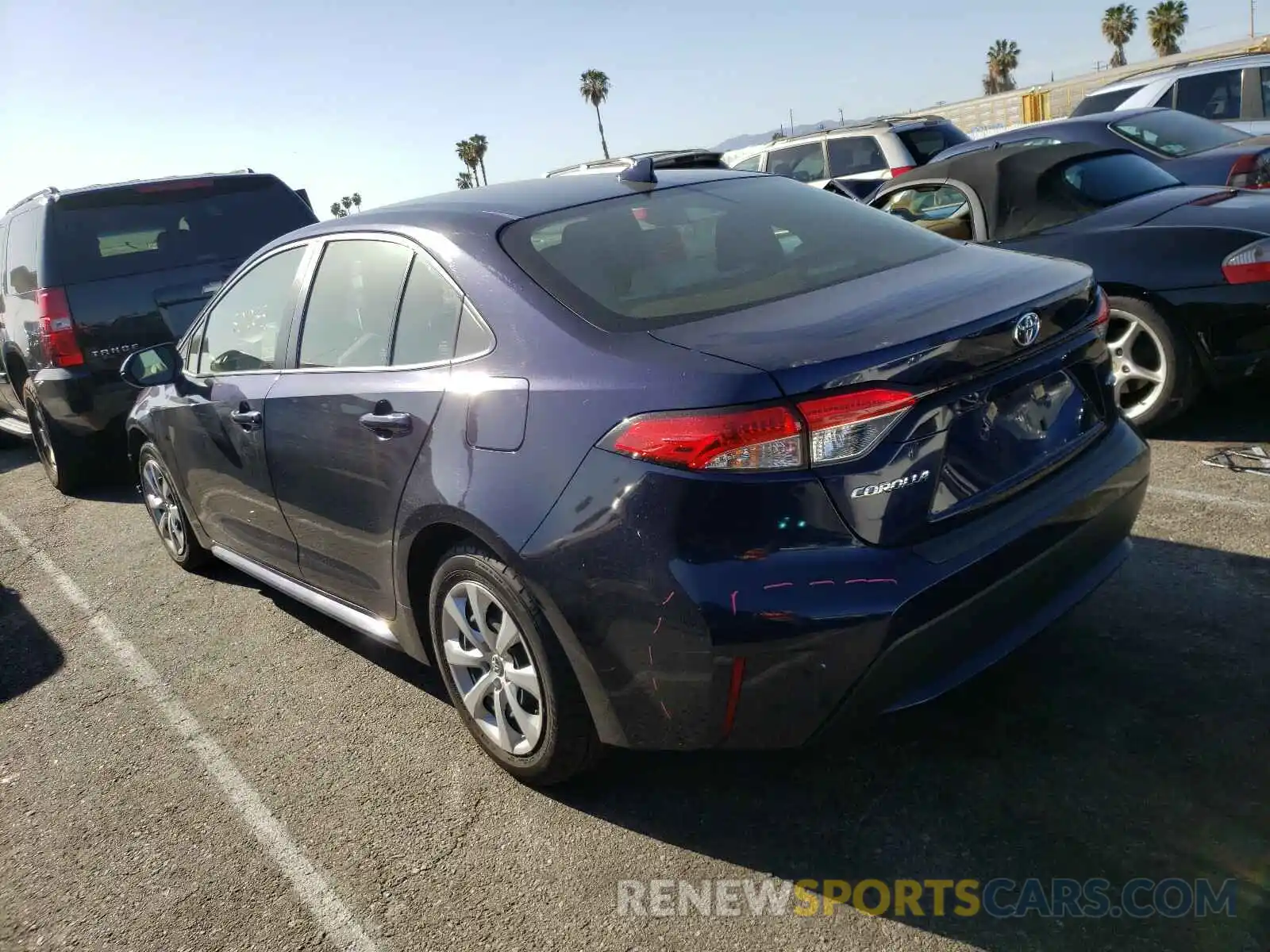 3 Photograph of a damaged car JTDEPRAE0LJ012924 TOYOTA COROLLA 2020