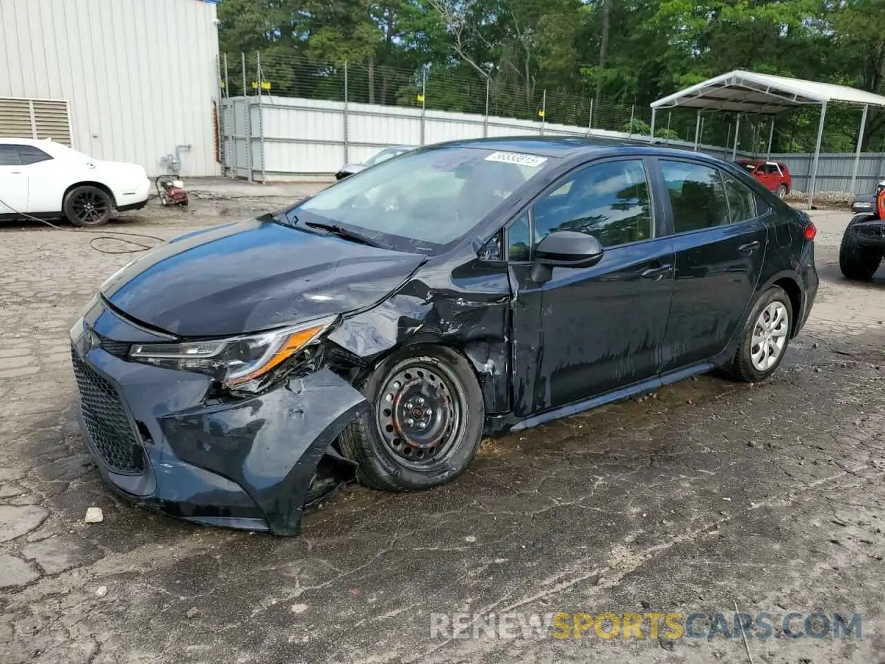 1 Photograph of a damaged car JTDEPRAE0LJ017458 TOYOTA COROLLA 2020