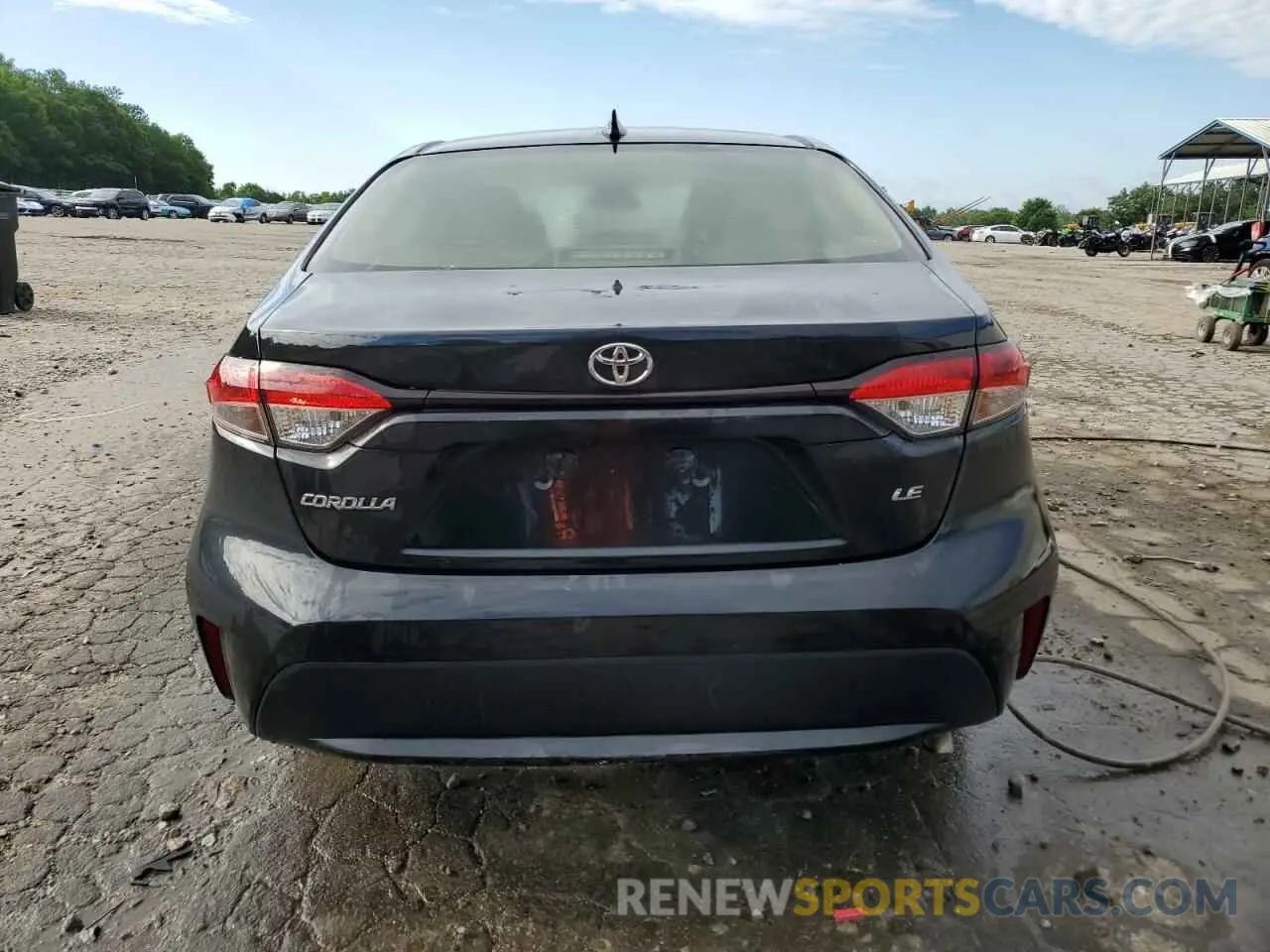 6 Photograph of a damaged car JTDEPRAE0LJ017458 TOYOTA COROLLA 2020