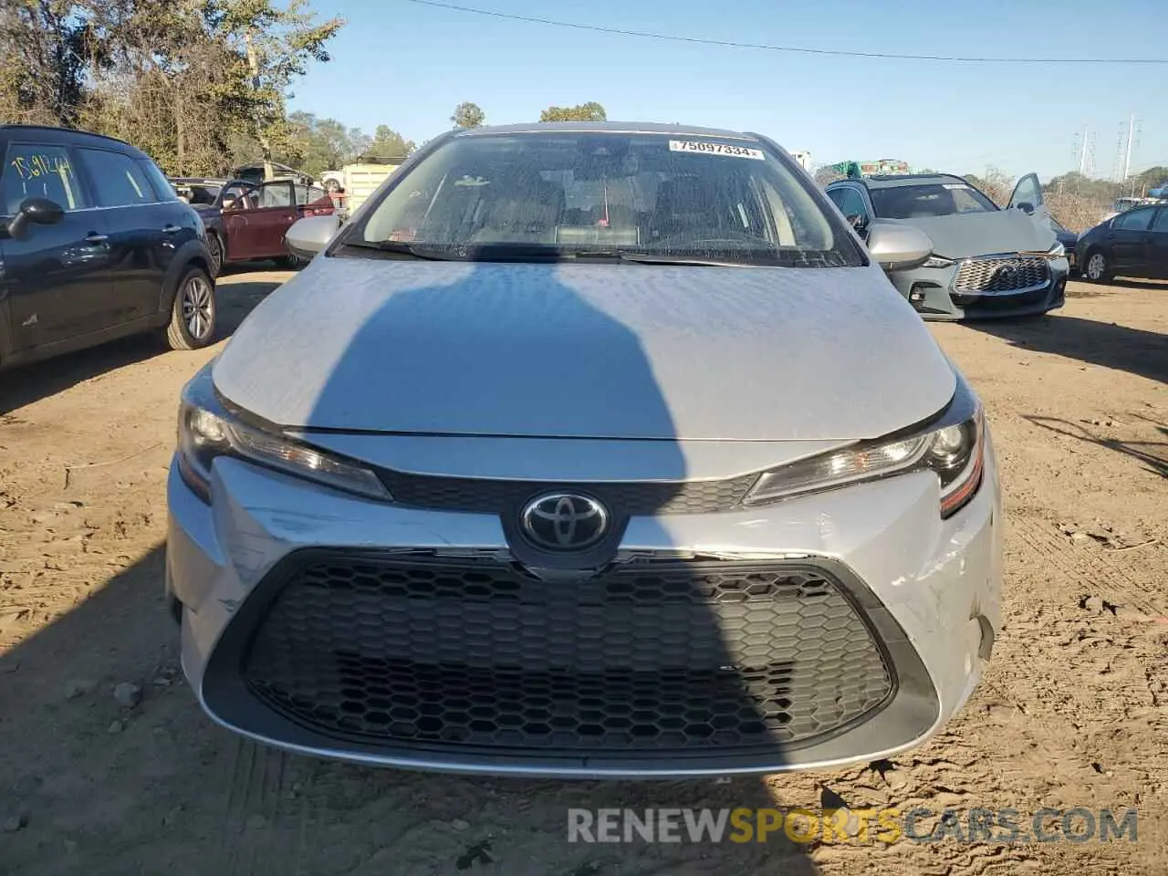 5 Photograph of a damaged car JTDEPRAE0LJ018092 TOYOTA COROLLA 2020