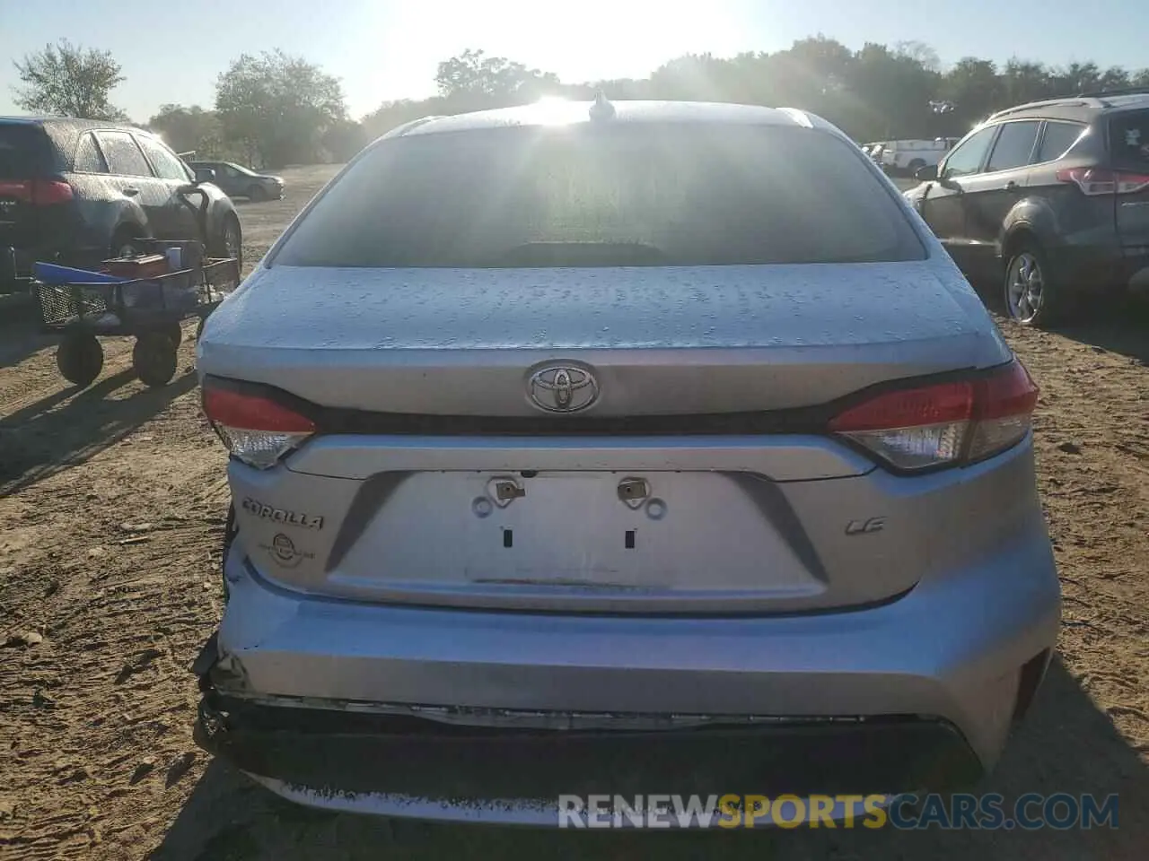 6 Photograph of a damaged car JTDEPRAE0LJ018092 TOYOTA COROLLA 2020
