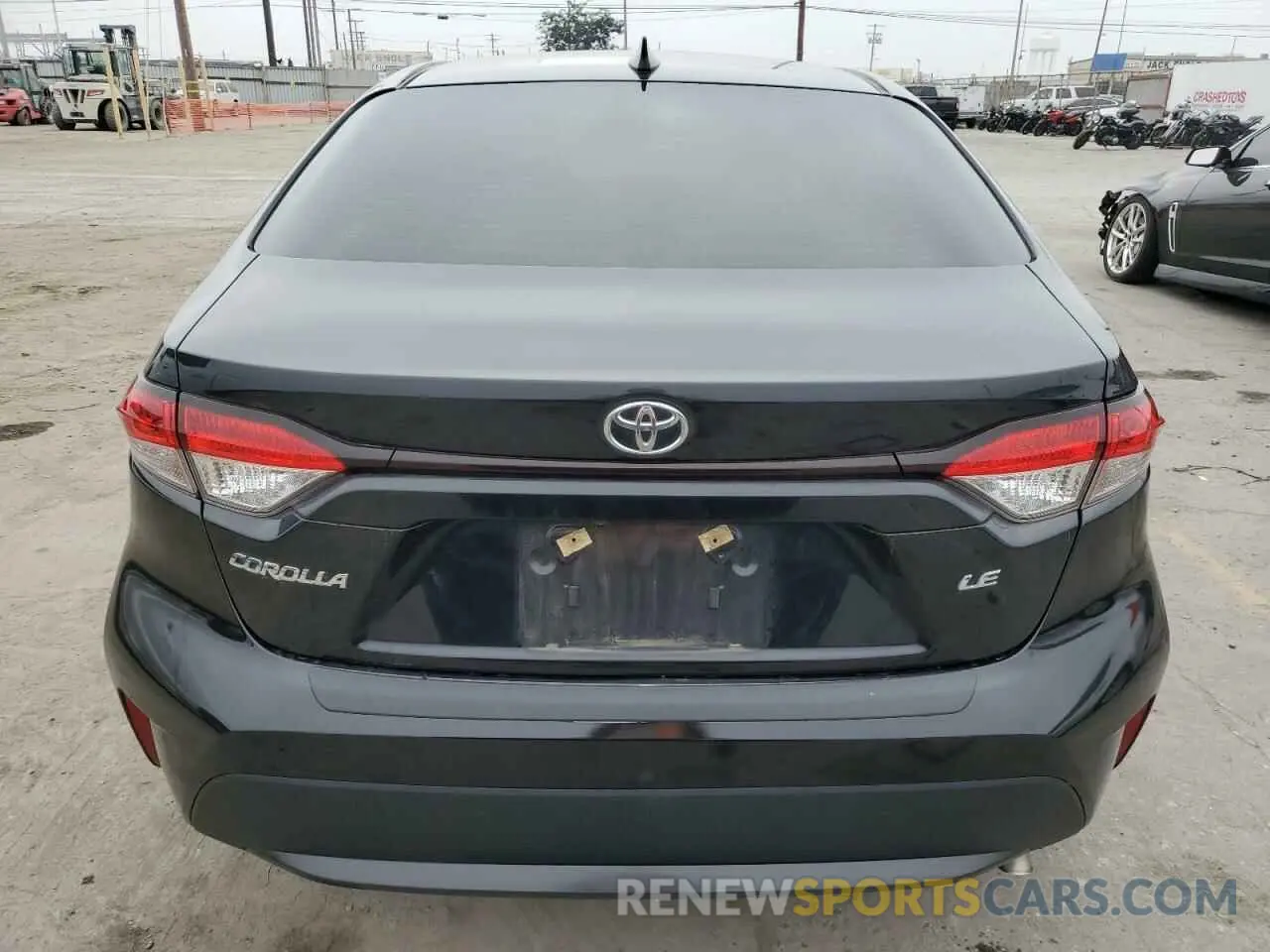 6 Photograph of a damaged car JTDEPRAE0LJ018612 TOYOTA COROLLA 2020