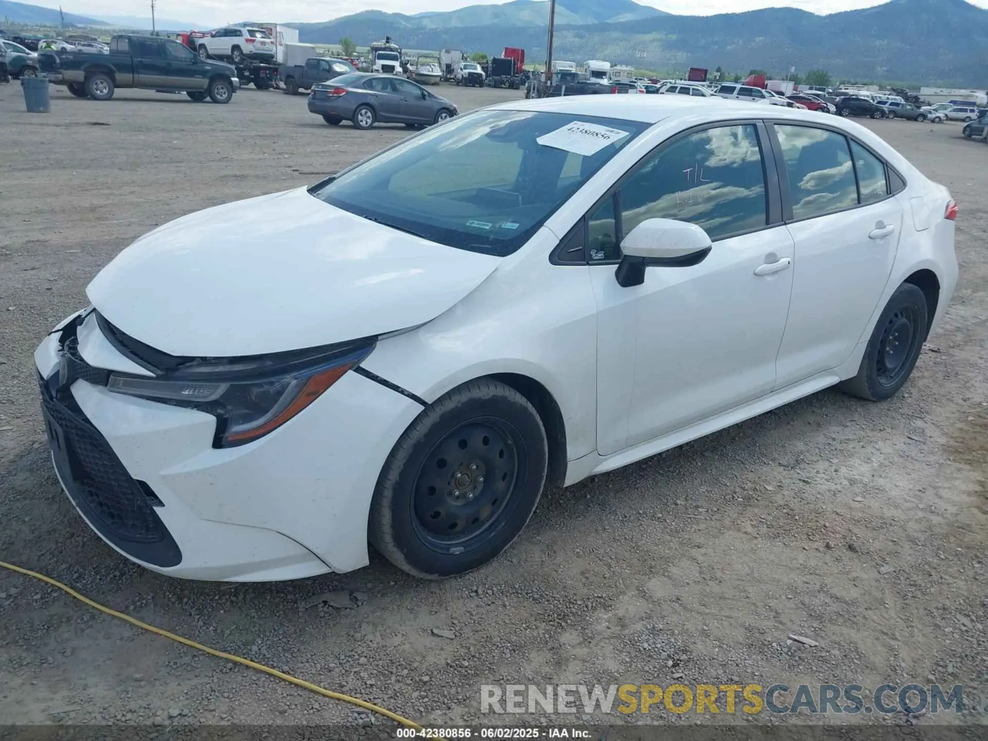 2 Photograph of a damaged car JTDEPRAE0LJ019713 TOYOTA COROLLA 2020