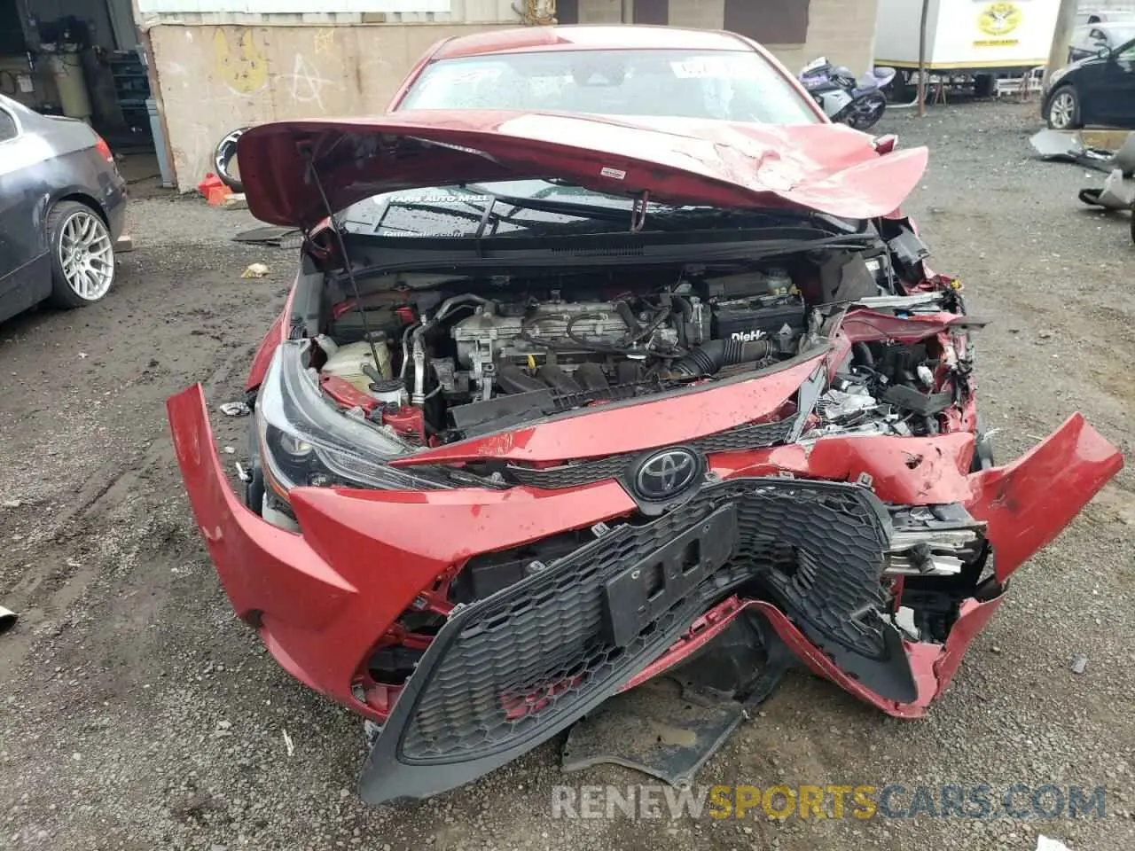 5 Photograph of a damaged car JTDEPRAE0LJ019761 TOYOTA COROLLA 2020