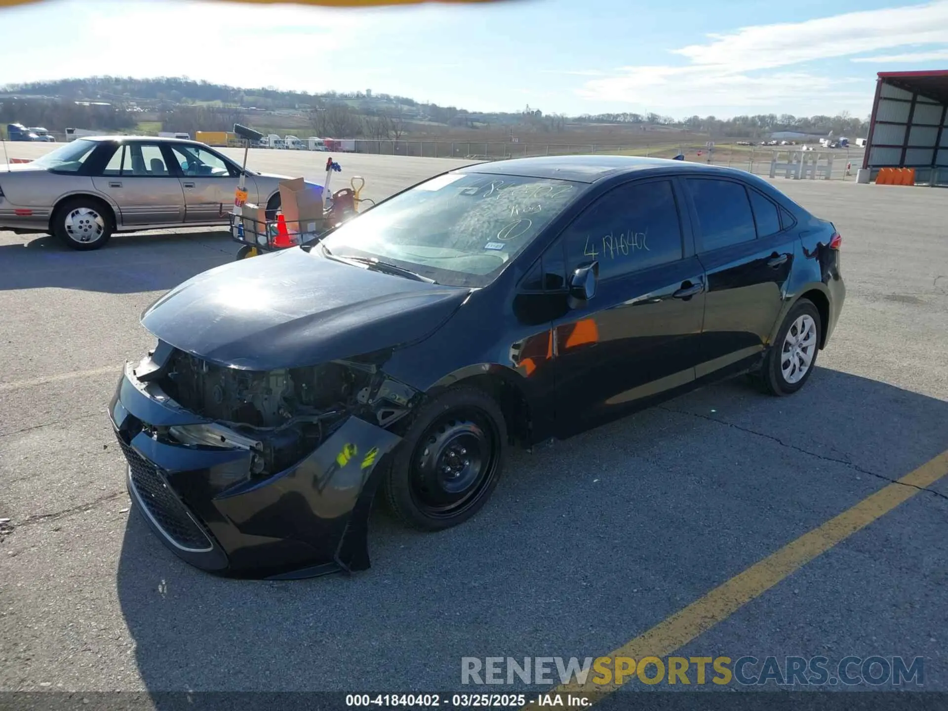 2 Photograph of a damaged car JTDEPRAE0LJ019906 TOYOTA COROLLA 2020