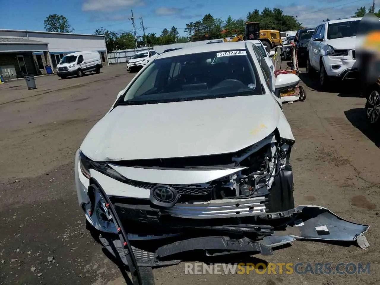 5 Photograph of a damaged car JTDEPRAE0LJ020361 TOYOTA COROLLA 2020