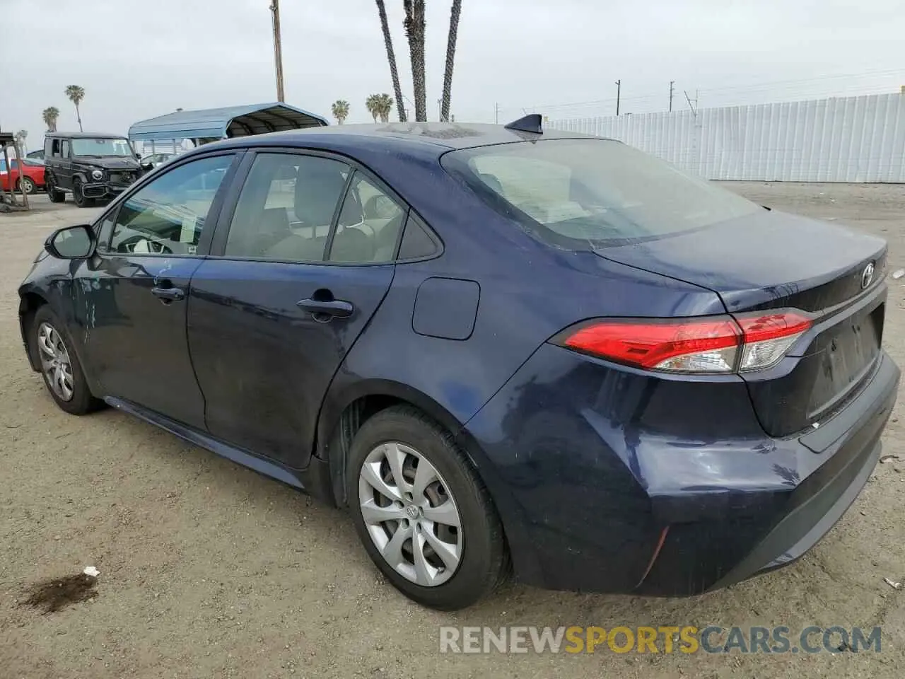 2 Photograph of a damaged car JTDEPRAE0LJ020490 TOYOTA COROLLA 2020