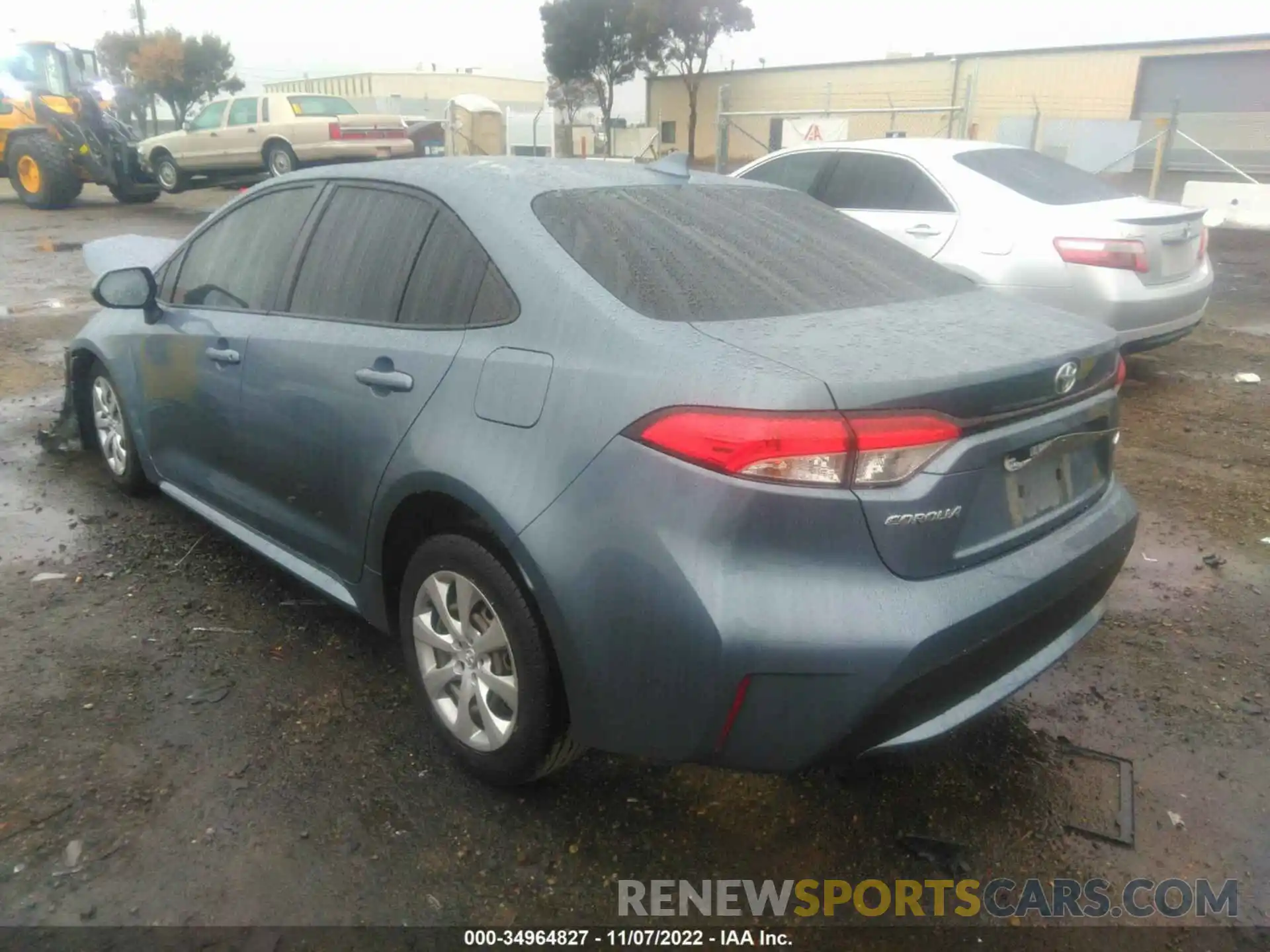 3 Photograph of a damaged car JTDEPRAE0LJ023020 TOYOTA COROLLA 2020