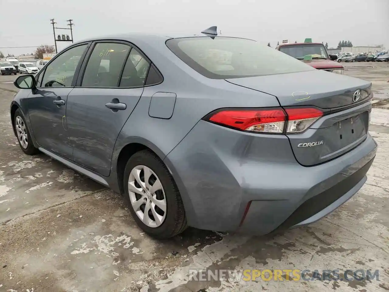 3 Photograph of a damaged car JTDEPRAE0LJ024216 TOYOTA COROLLA 2020