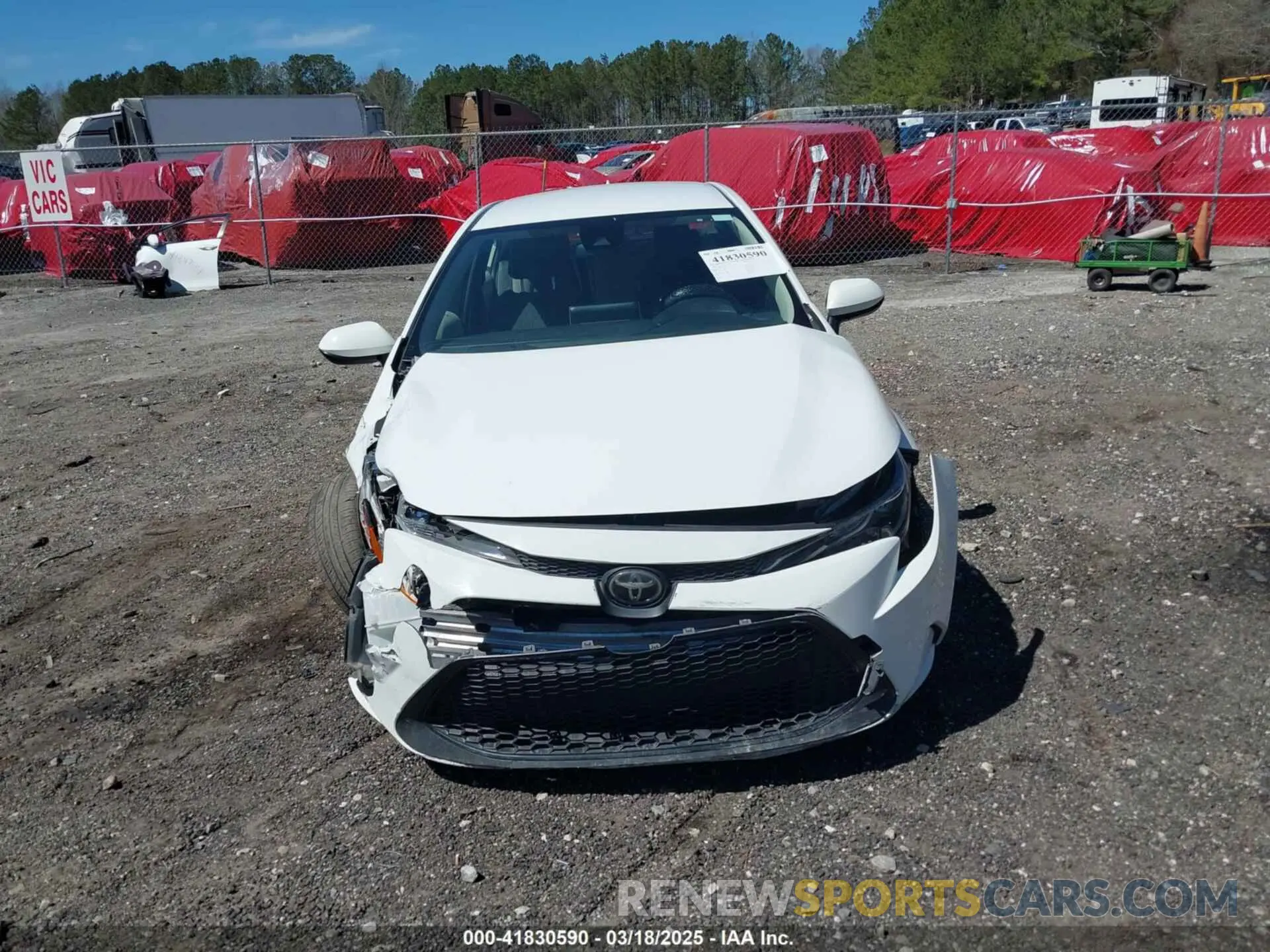 12 Photograph of a damaged car JTDEPRAE0LJ026015 TOYOTA COROLLA 2020
