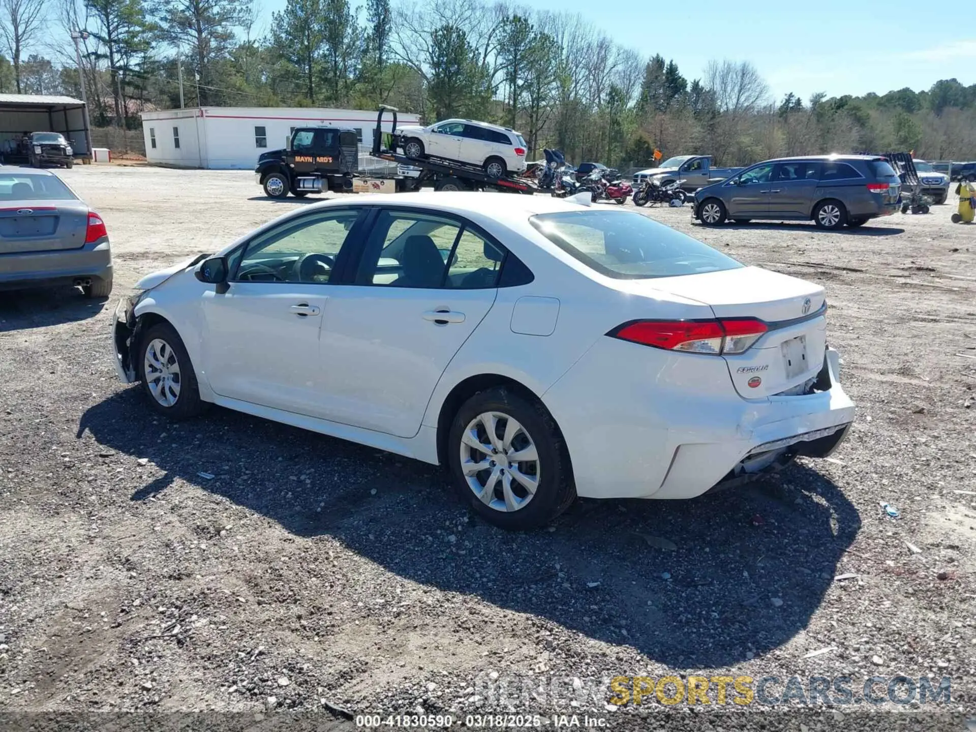 3 Photograph of a damaged car JTDEPRAE0LJ026015 TOYOTA COROLLA 2020