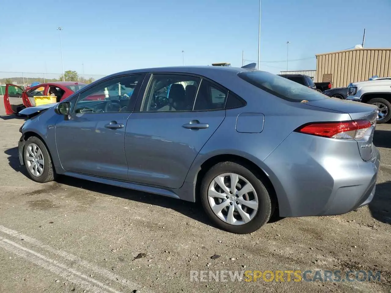 2 Photograph of a damaged car JTDEPRAE0LJ026810 TOYOTA COROLLA 2020