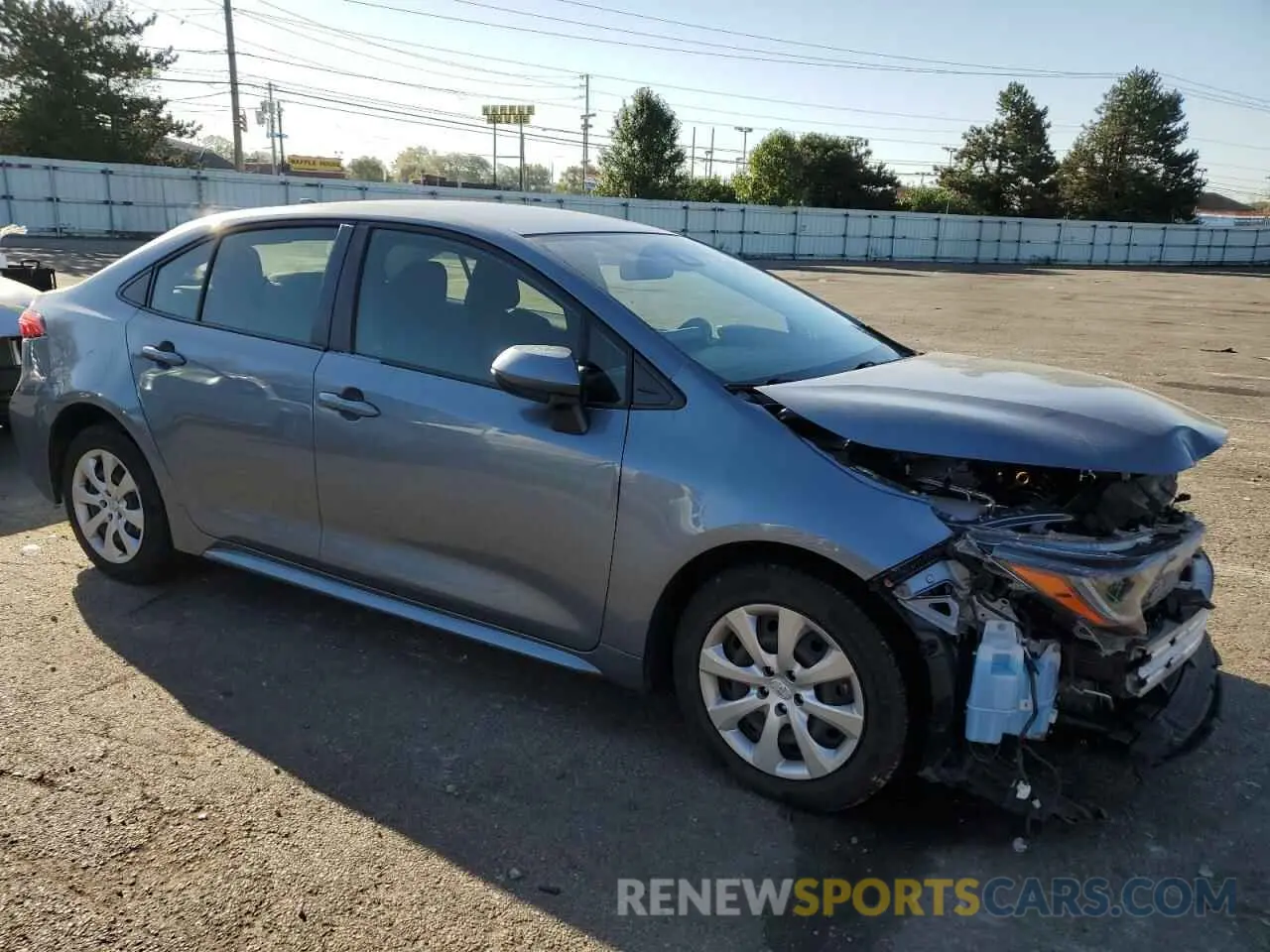 4 Photograph of a damaged car JTDEPRAE0LJ026810 TOYOTA COROLLA 2020