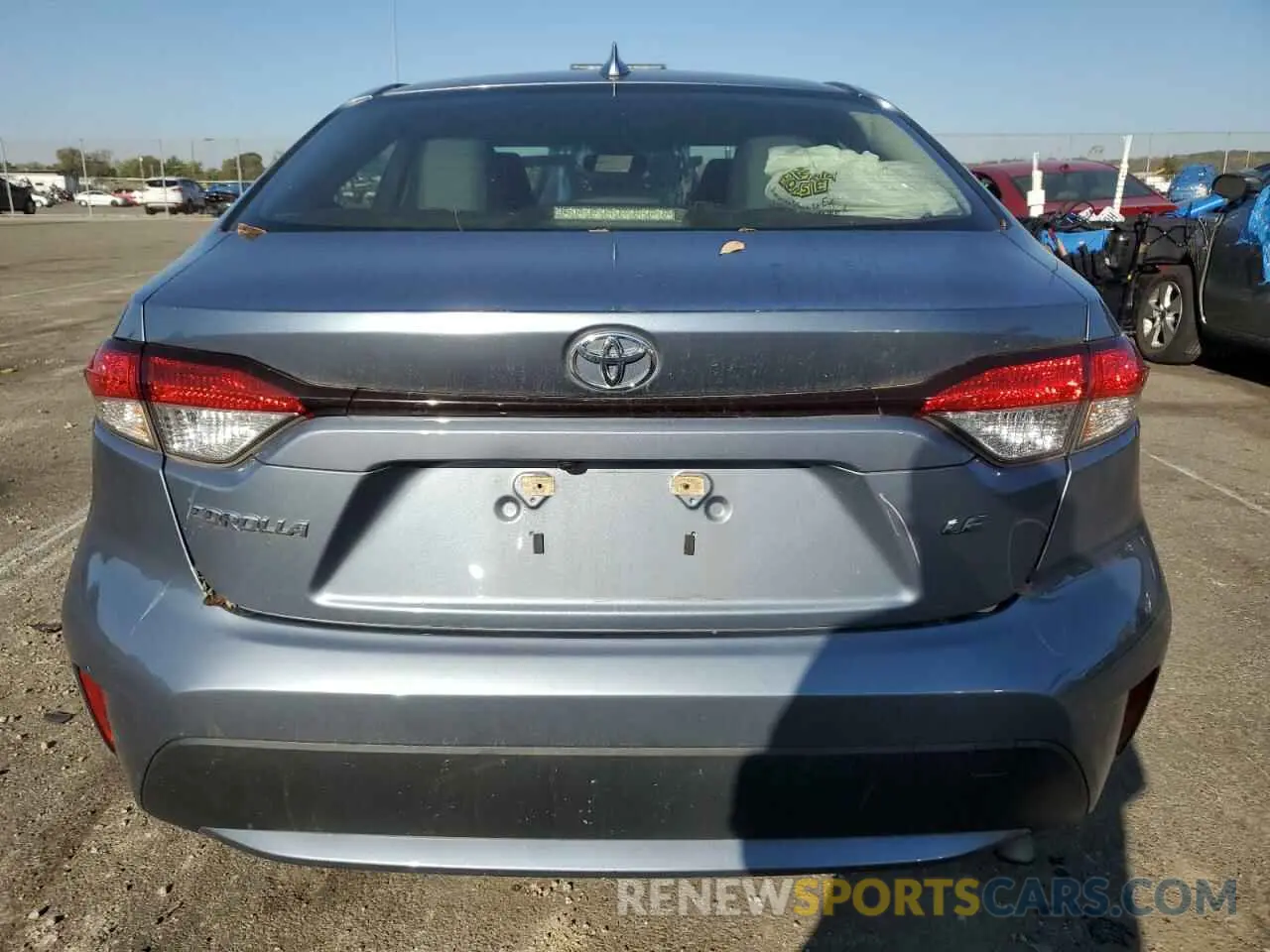 6 Photograph of a damaged car JTDEPRAE0LJ026810 TOYOTA COROLLA 2020