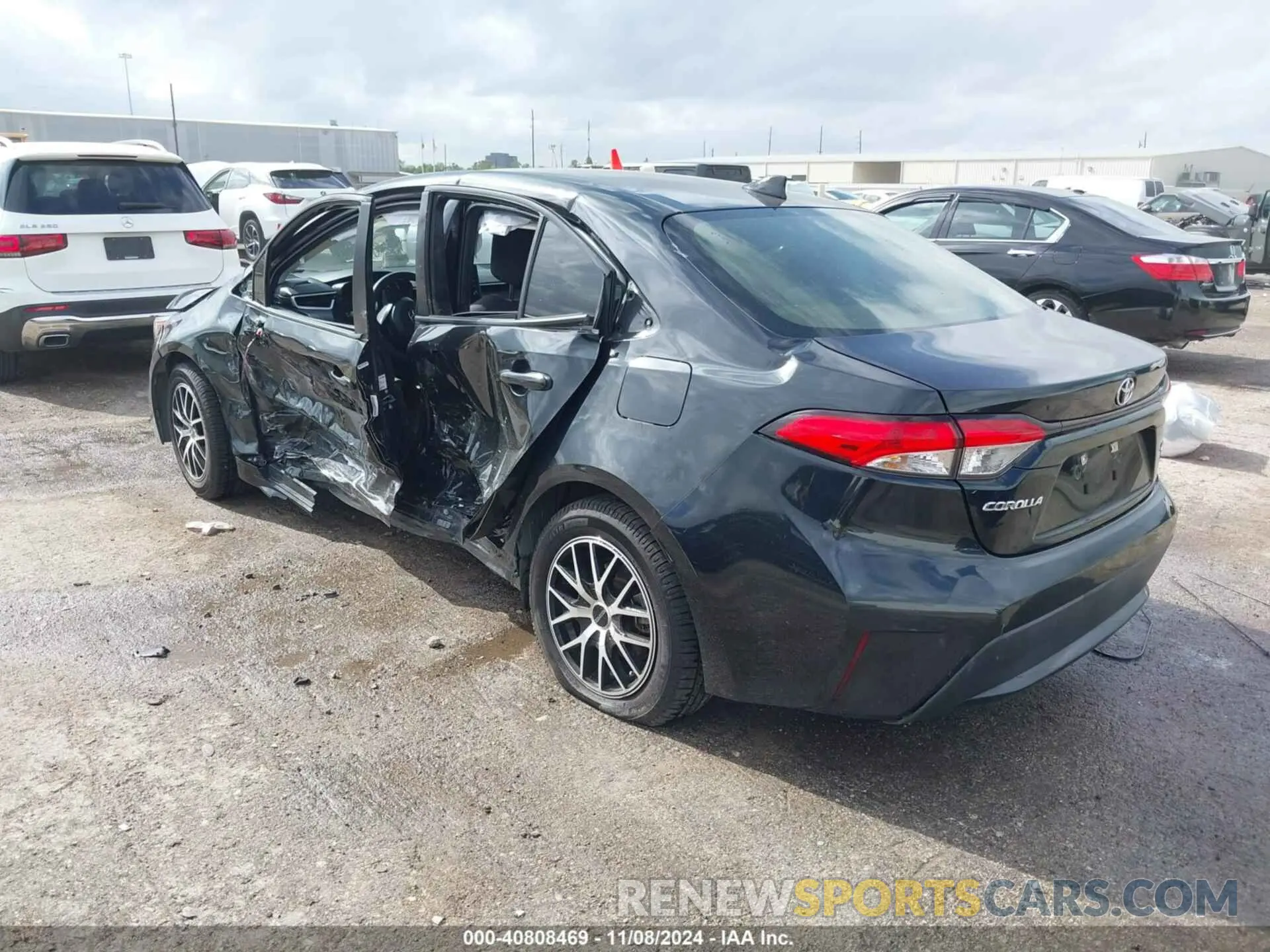 3 Photograph of a damaged car JTDEPRAE0LJ028203 TOYOTA COROLLA 2020
