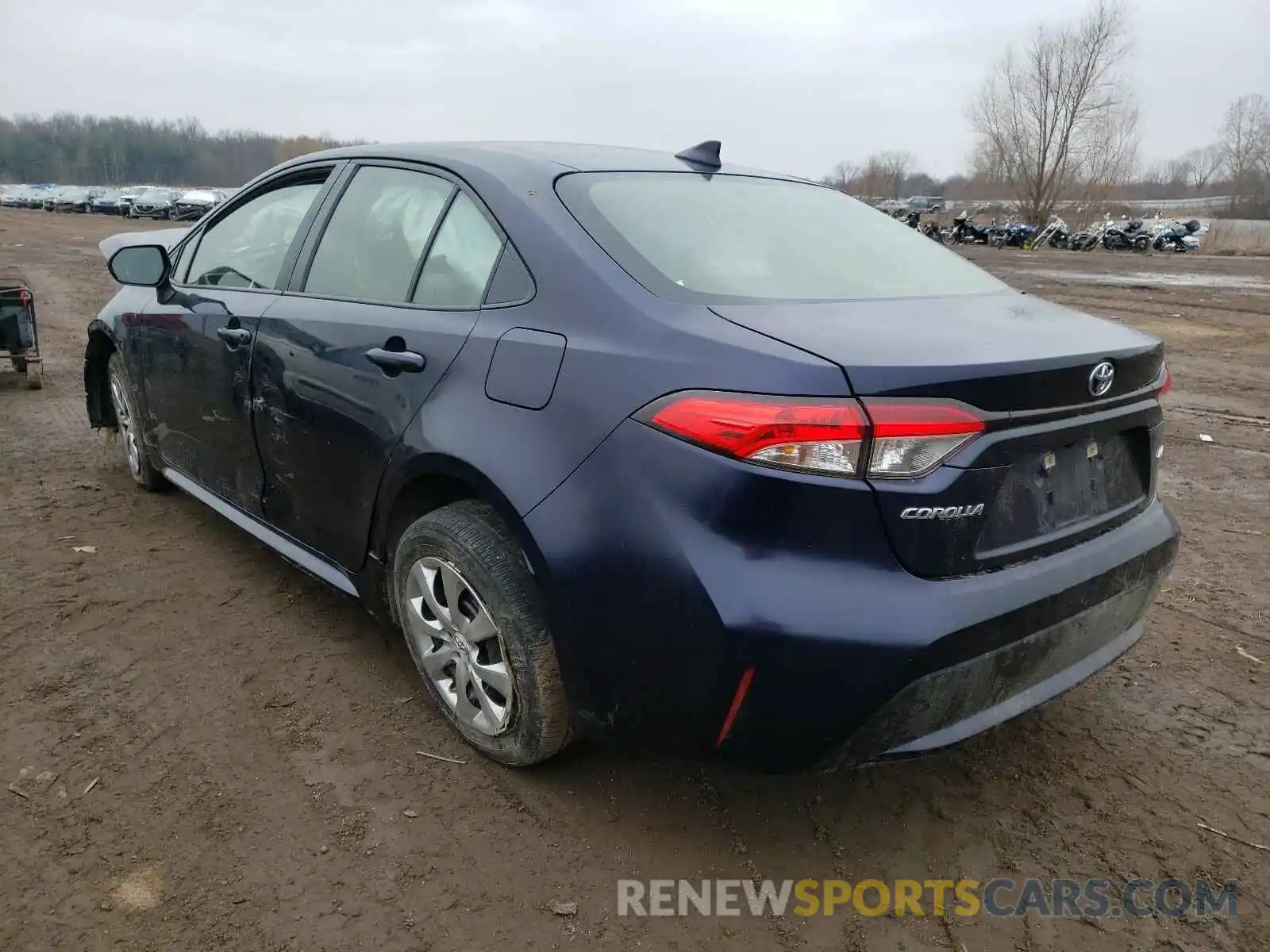 3 Photograph of a damaged car JTDEPRAE0LJ031263 TOYOTA COROLLA 2020