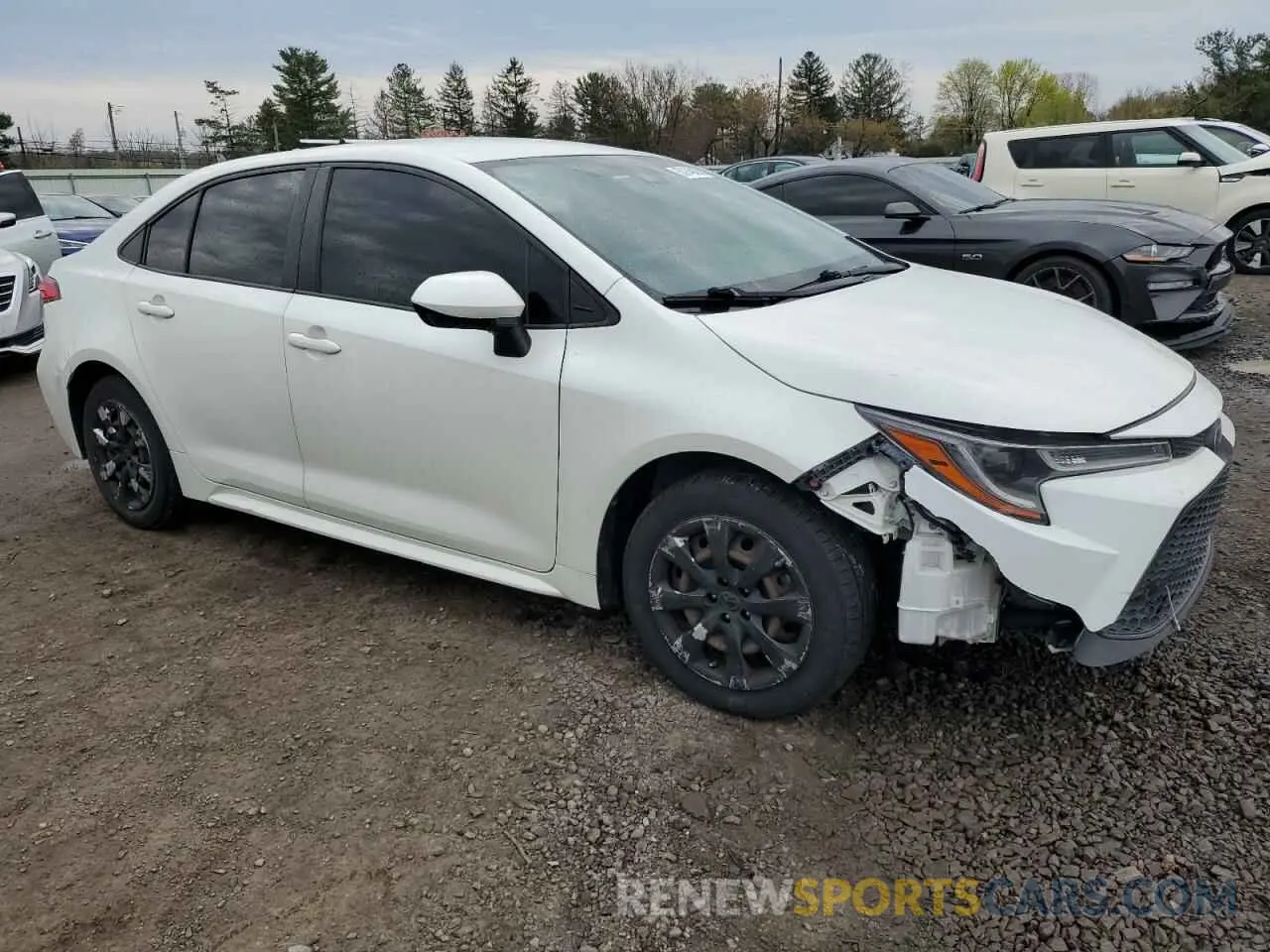 4 Photograph of a damaged car JTDEPRAE0LJ032770 TOYOTA COROLLA 2020