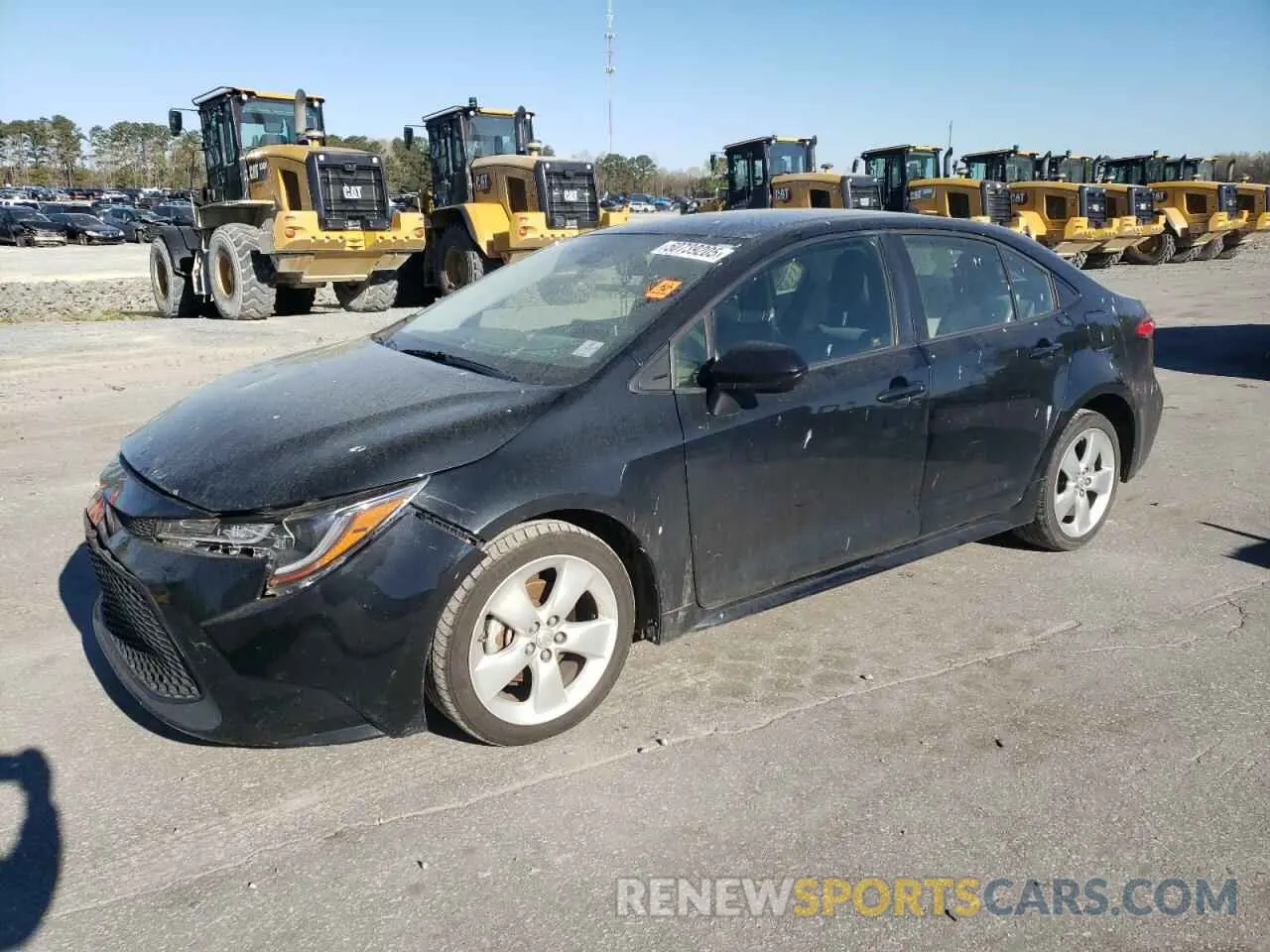 1 Photograph of a damaged car JTDEPRAE0LJ034261 TOYOTA COROLLA 2020