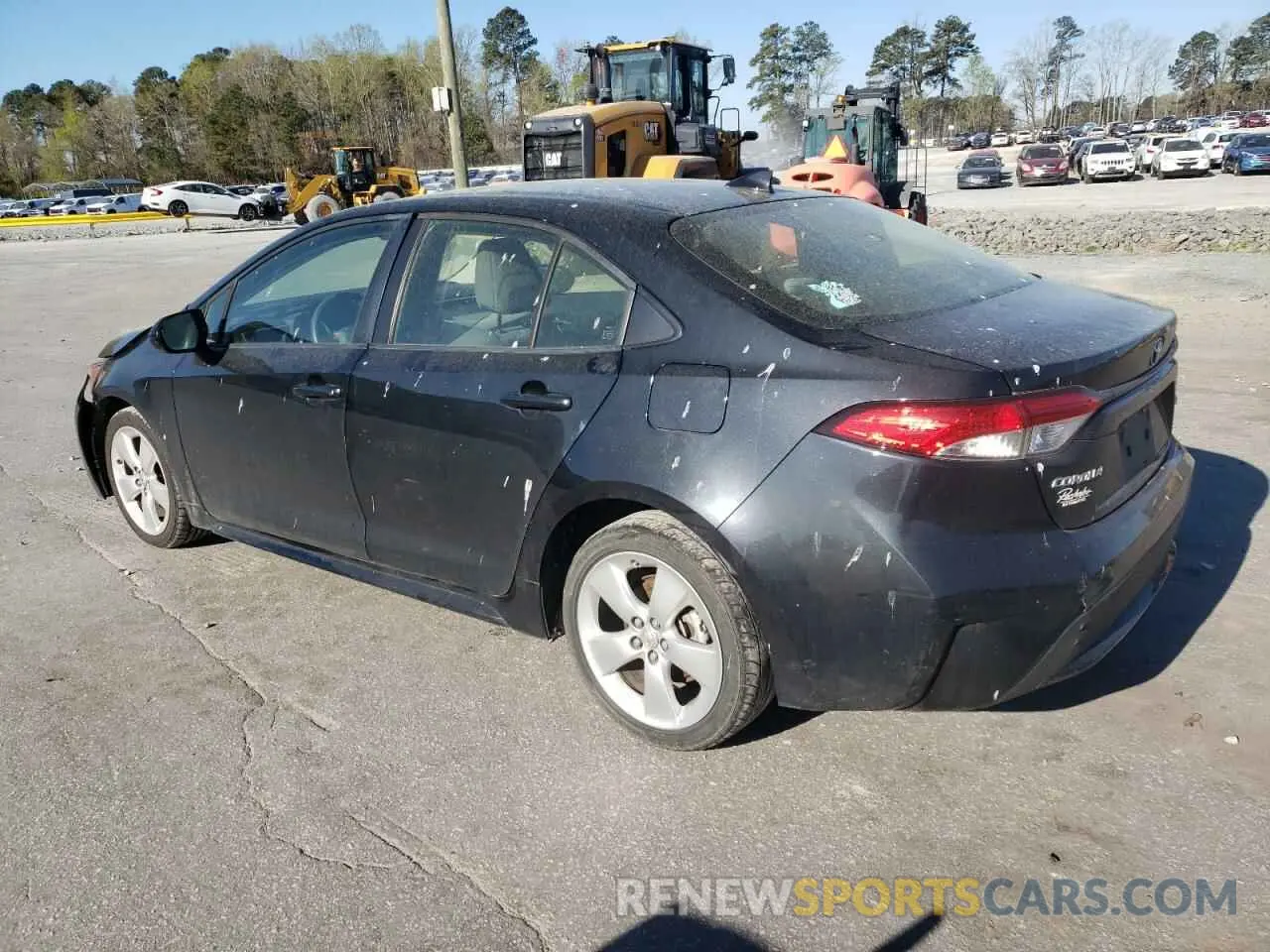 2 Photograph of a damaged car JTDEPRAE0LJ034261 TOYOTA COROLLA 2020