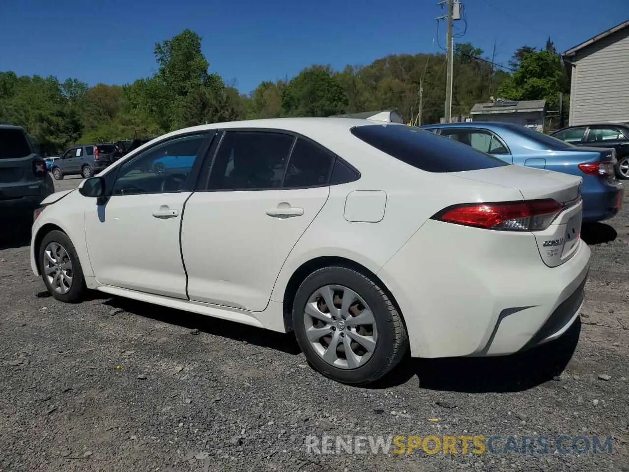 2 Photograph of a damaged car JTDEPRAE0LJ035295 TOYOTA COROLLA 2020