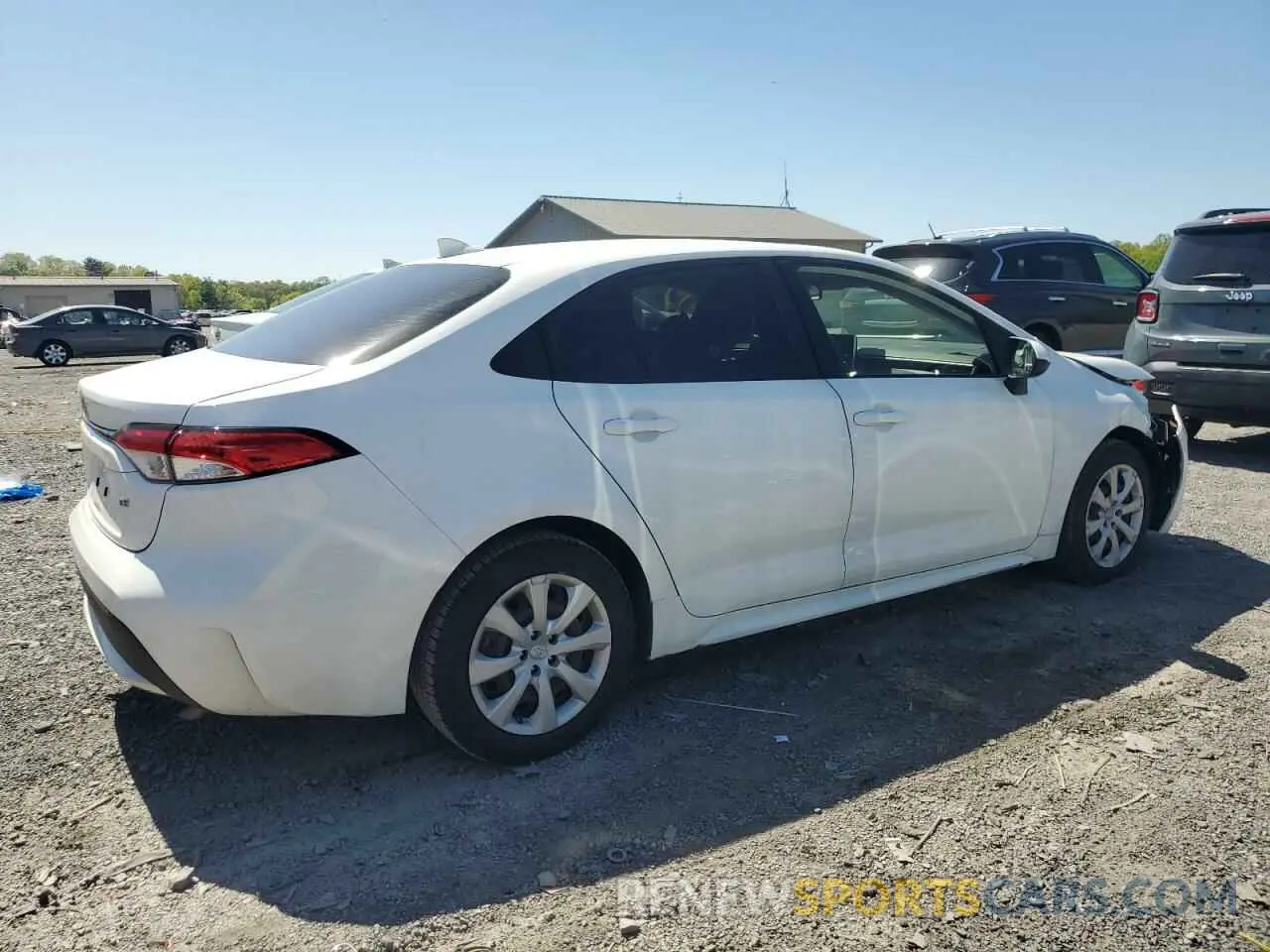3 Photograph of a damaged car JTDEPRAE0LJ035295 TOYOTA COROLLA 2020