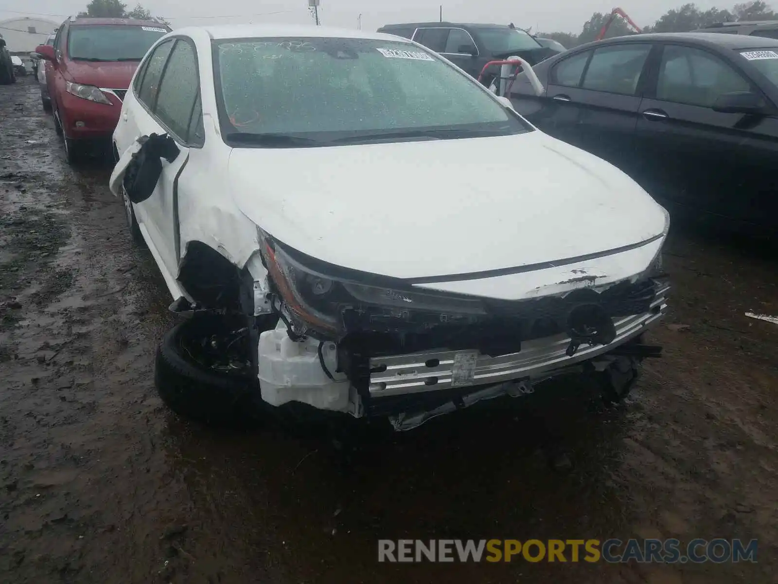 1 Photograph of a damaged car JTDEPRAE0LJ036687 TOYOTA COROLLA 2020