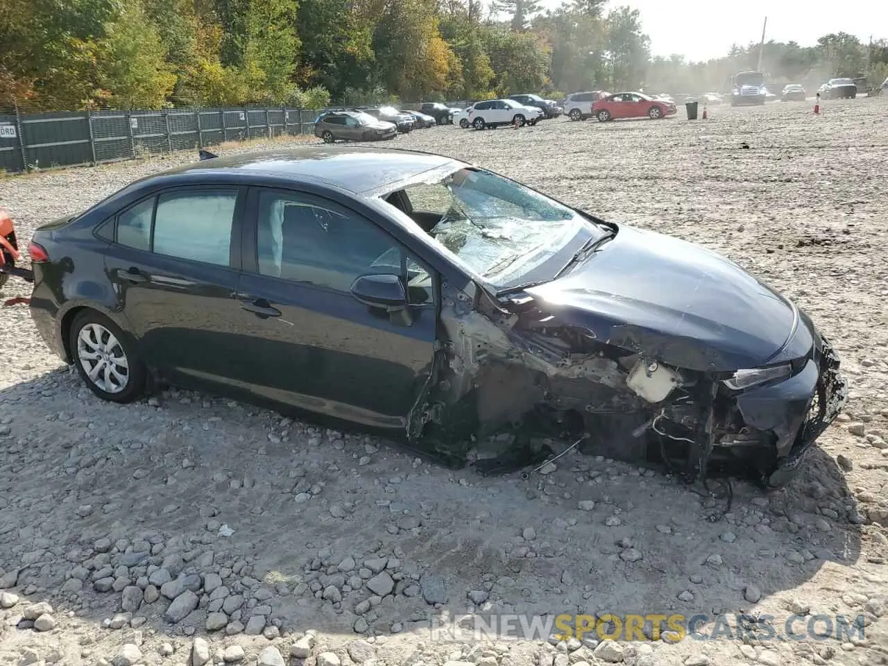 4 Photograph of a damaged car JTDEPRAE0LJ037113 TOYOTA COROLLA 2020