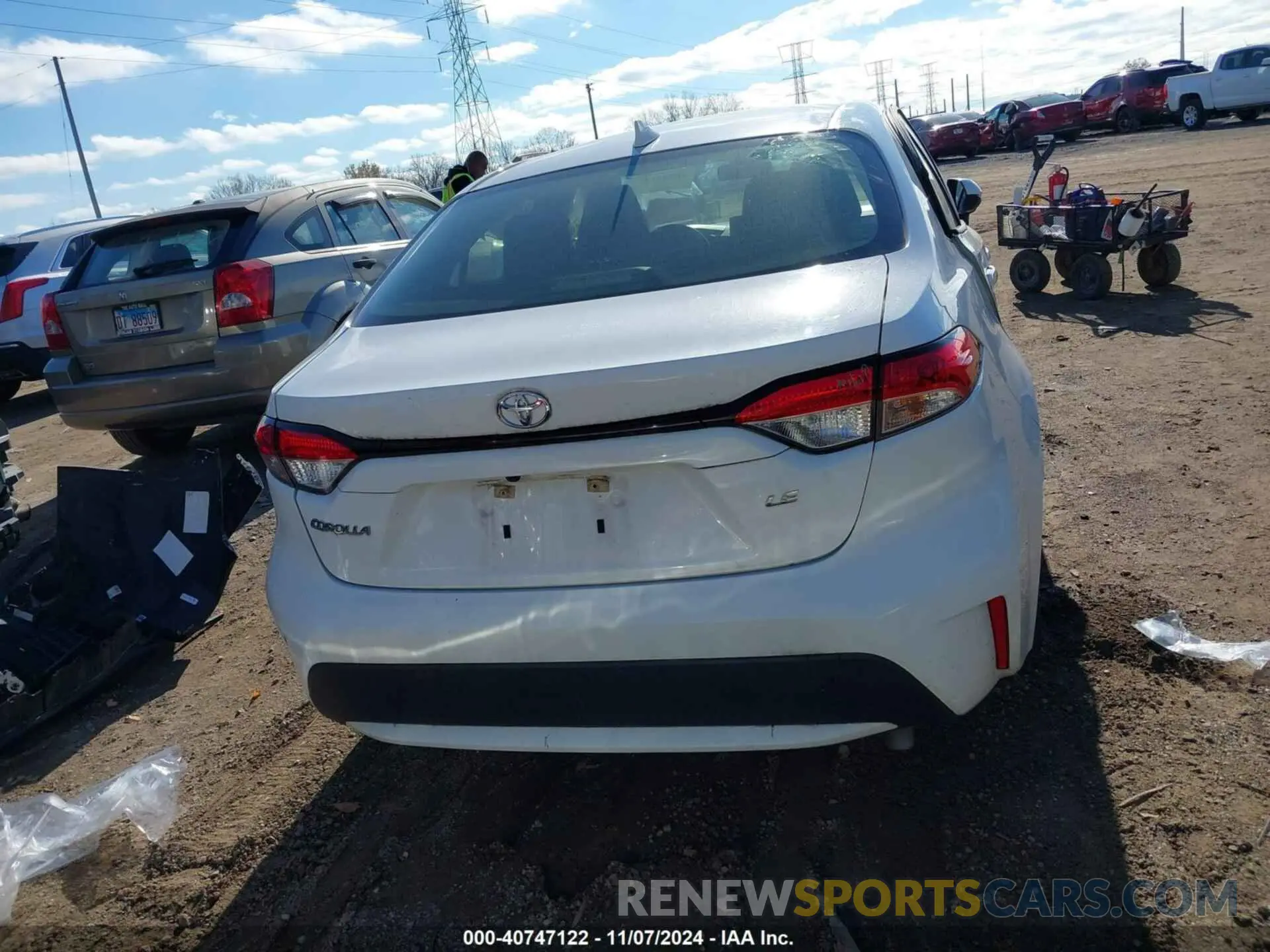 16 Photograph of a damaged car JTDEPRAE0LJ040383 TOYOTA COROLLA 2020