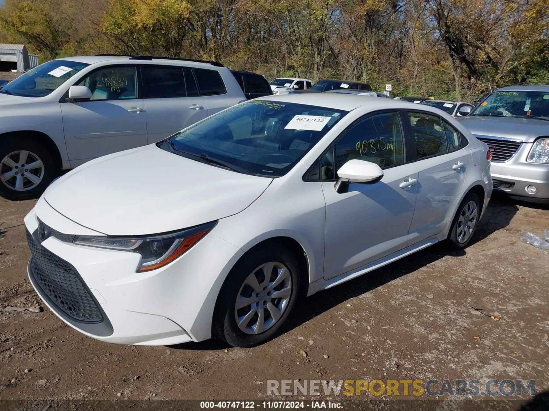 2 Photograph of a damaged car JTDEPRAE0LJ040383 TOYOTA COROLLA 2020