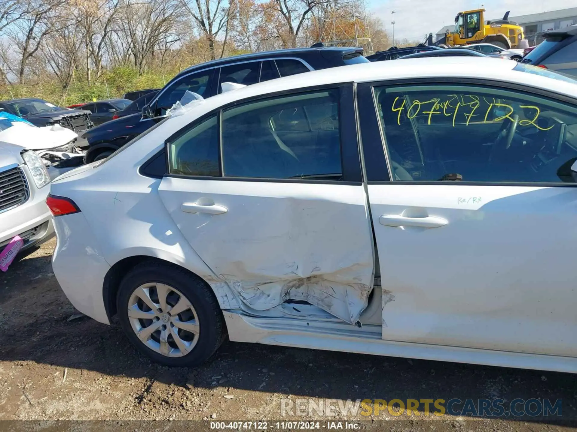 6 Photograph of a damaged car JTDEPRAE0LJ040383 TOYOTA COROLLA 2020