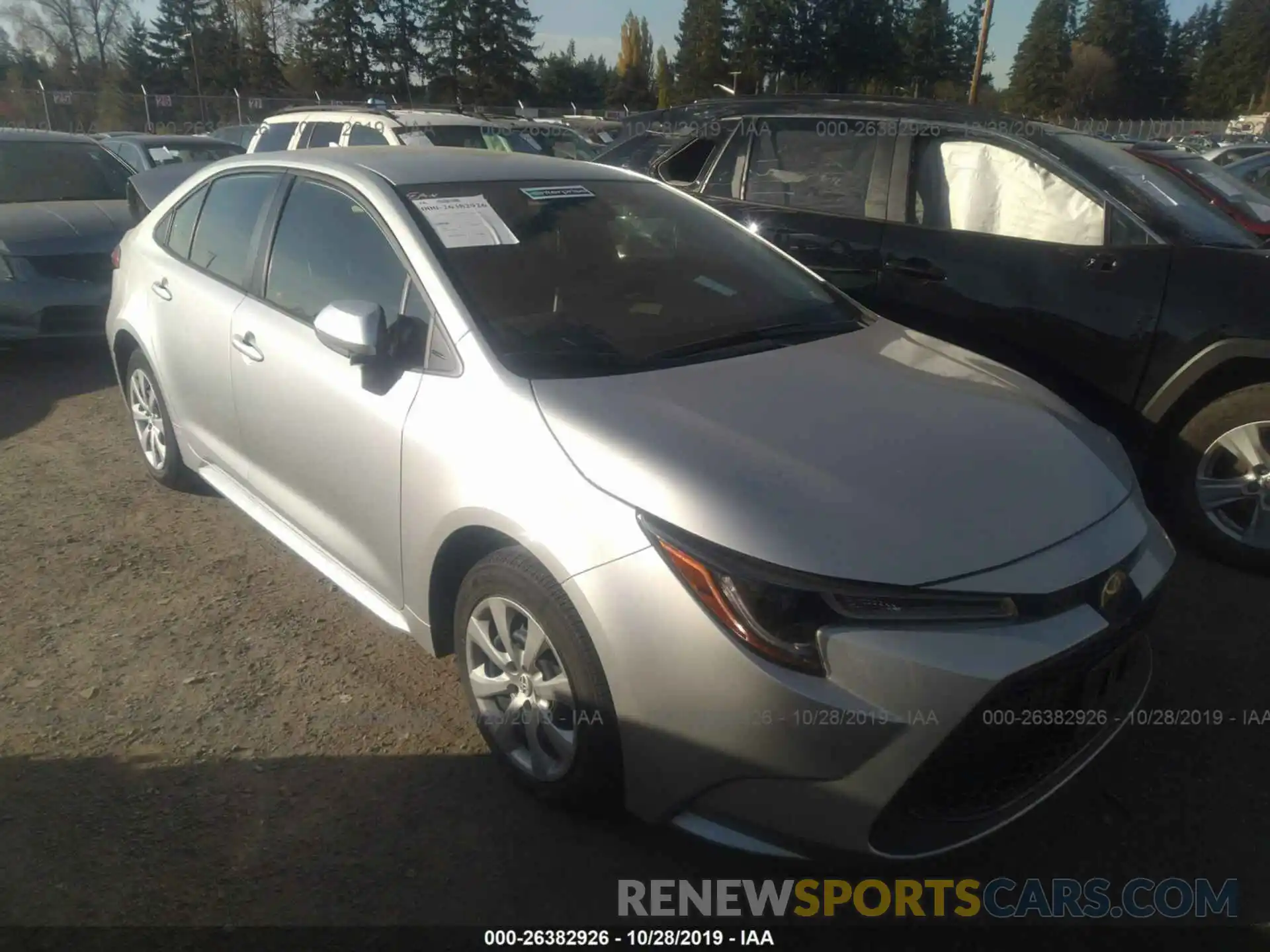 1 Photograph of a damaged car JTDEPRAE0LJ042246 TOYOTA COROLLA 2020