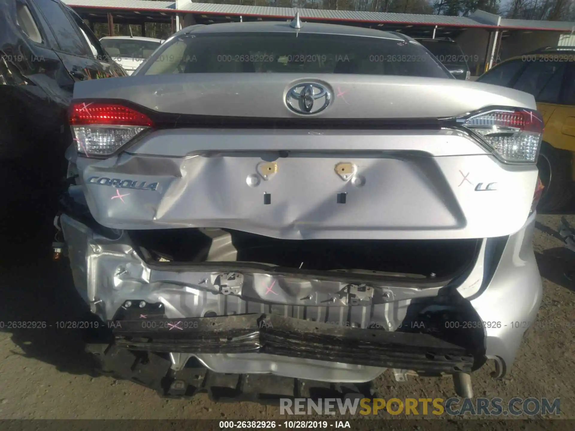 6 Photograph of a damaged car JTDEPRAE0LJ042246 TOYOTA COROLLA 2020