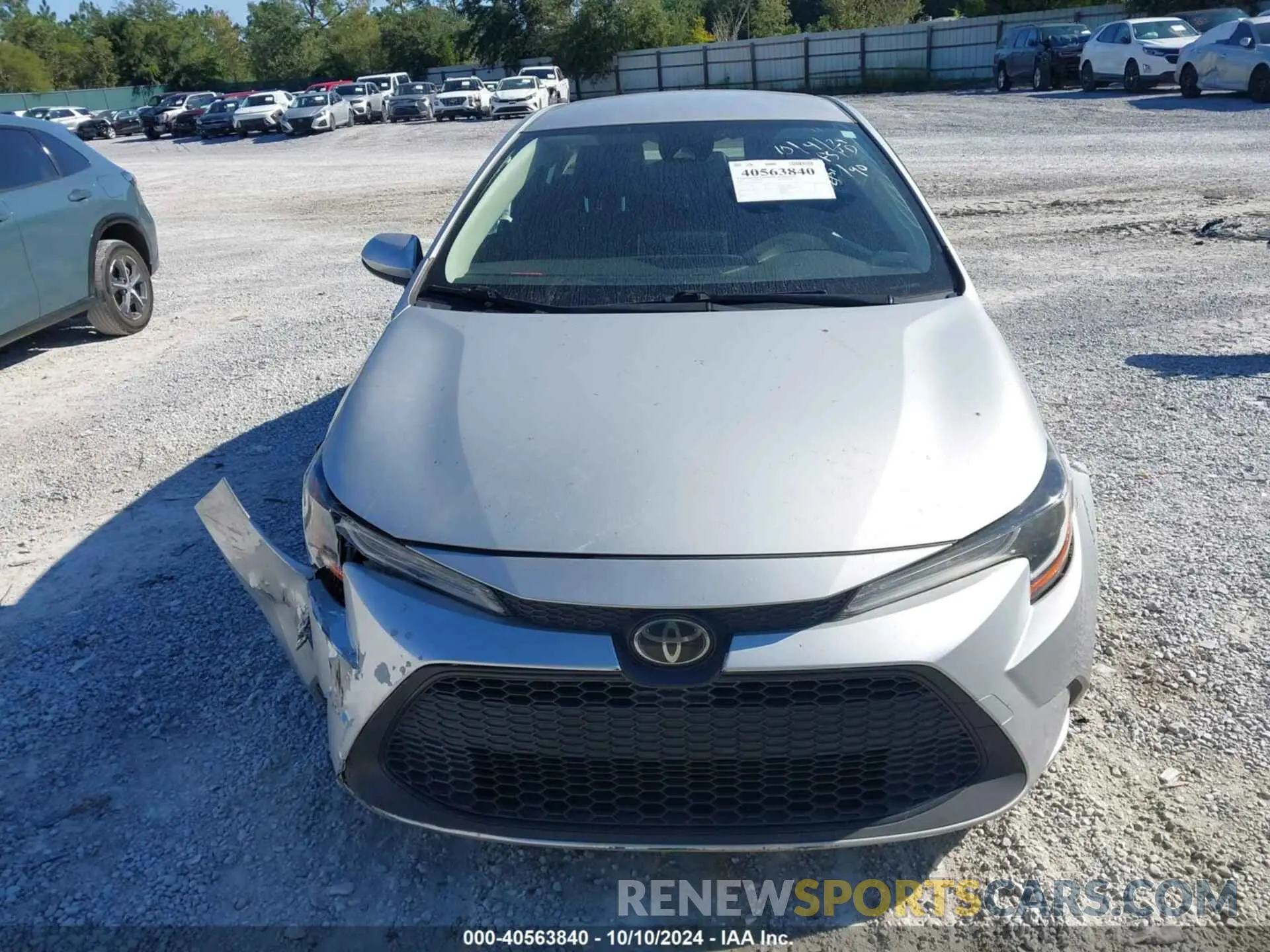 12 Photograph of a damaged car JTDEPRAE0LJ042912 TOYOTA COROLLA 2020