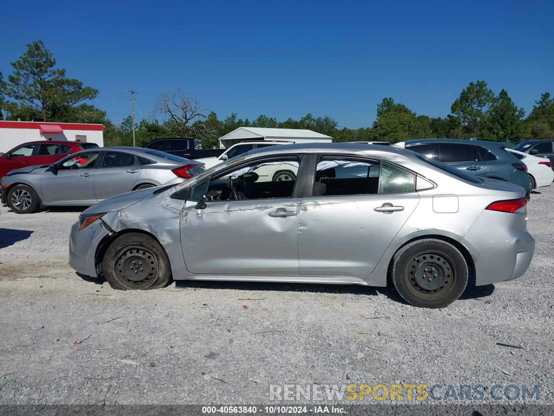 14 Photograph of a damaged car JTDEPRAE0LJ042912 TOYOTA COROLLA 2020