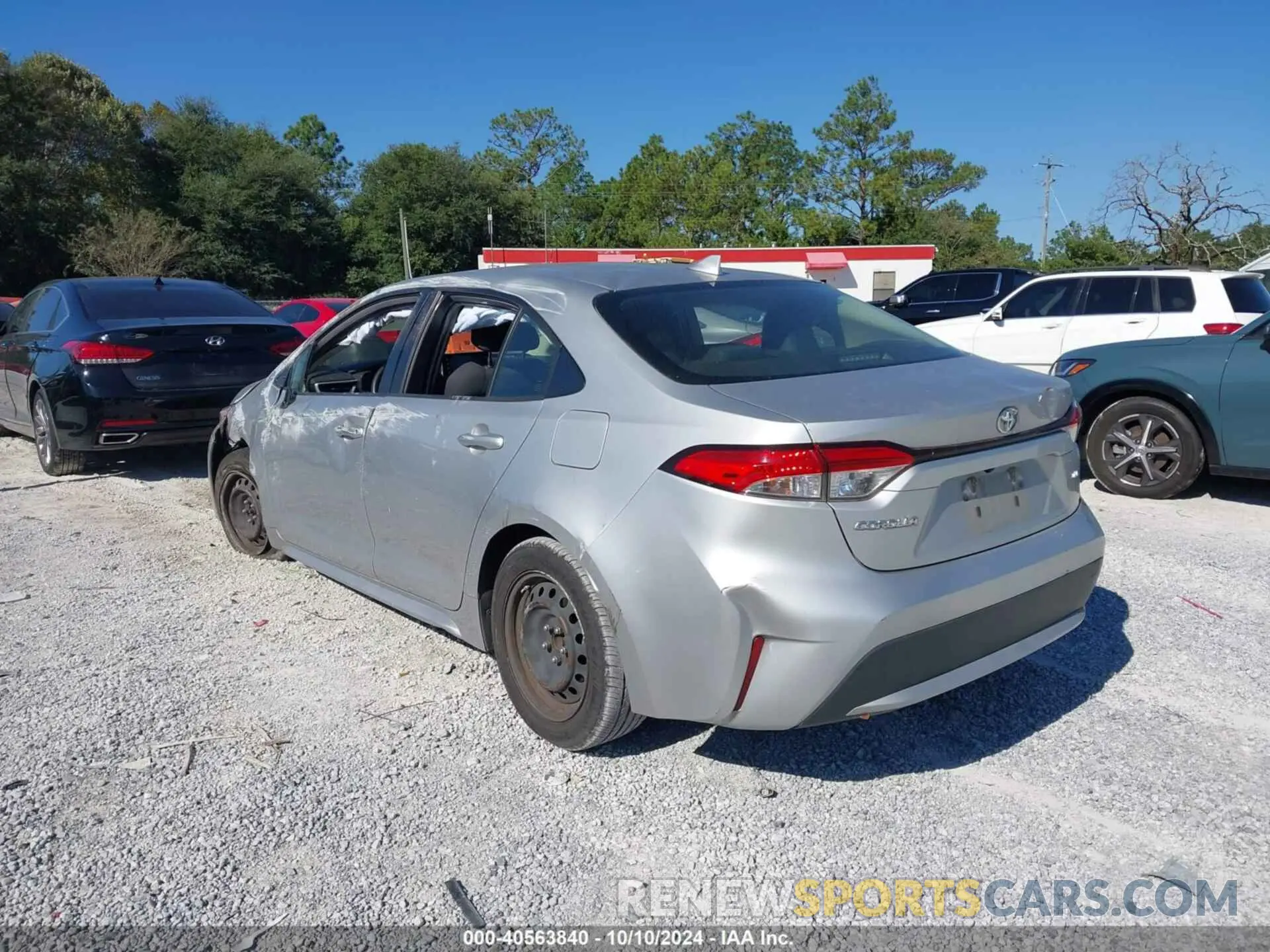 3 Photograph of a damaged car JTDEPRAE0LJ042912 TOYOTA COROLLA 2020