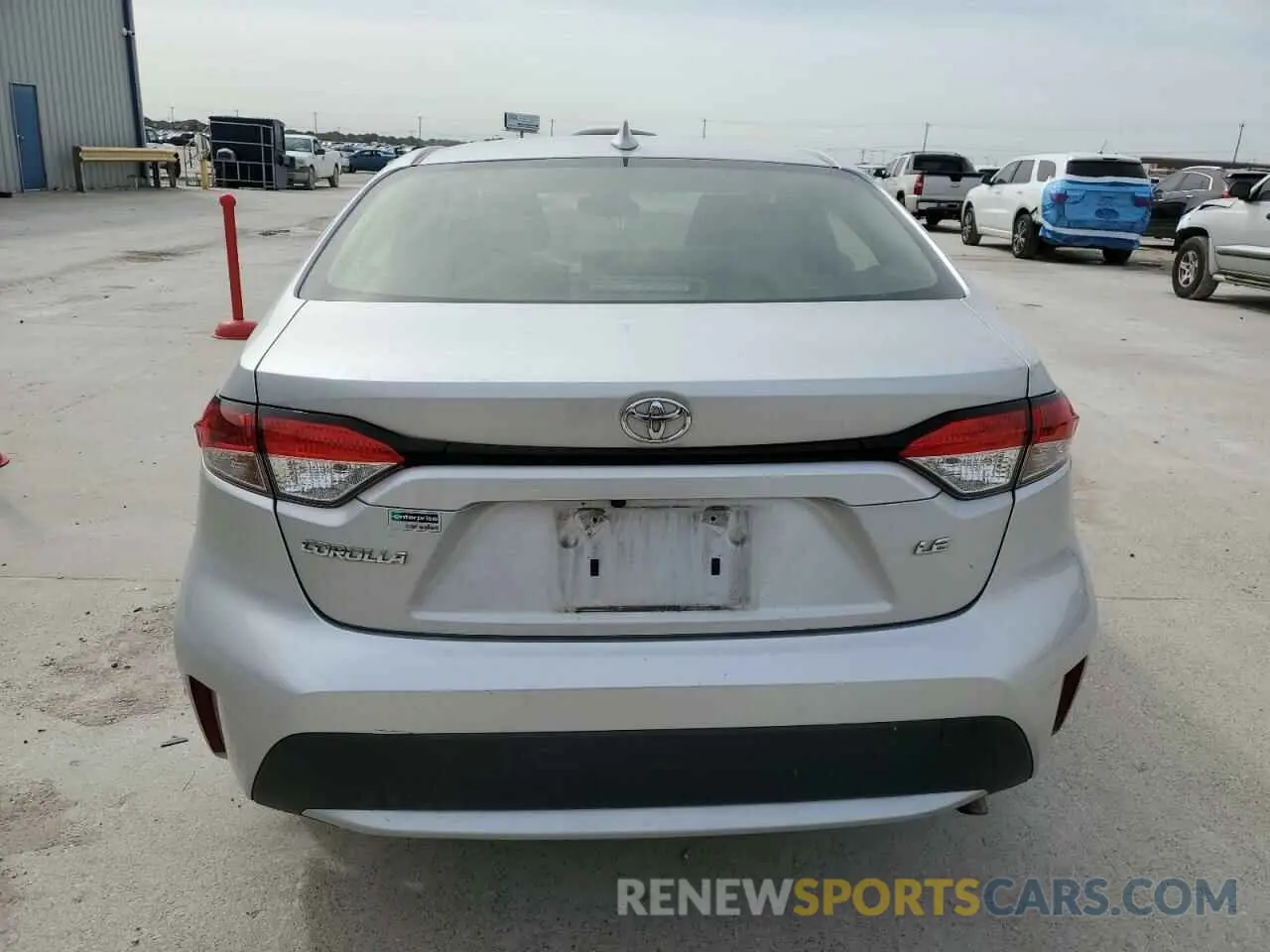 6 Photograph of a damaged car JTDEPRAE0LJ043624 TOYOTA COROLLA 2020