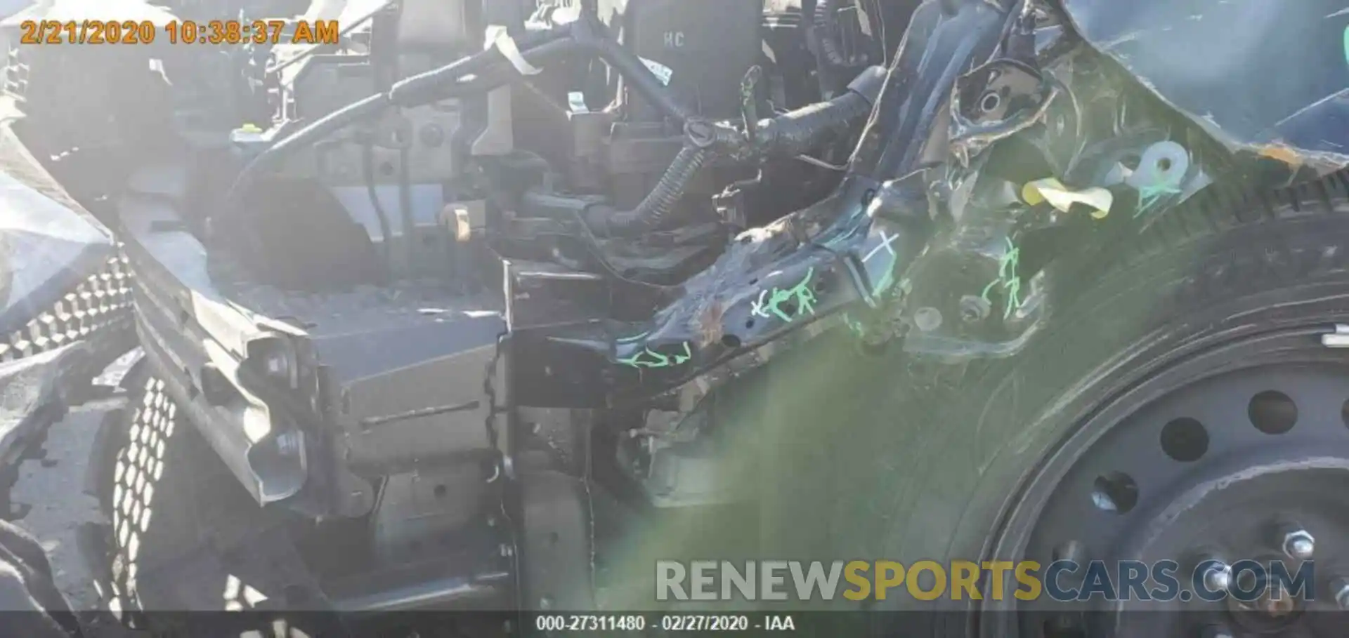 12 Photograph of a damaged car JTDEPRAE0LJ045700 TOYOTA COROLLA 2020