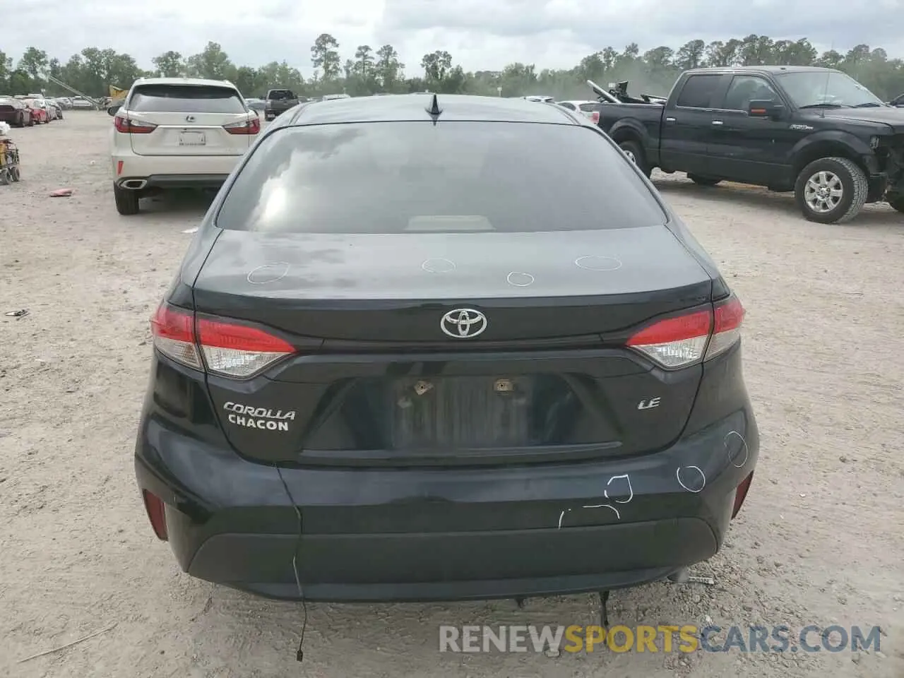 6 Photograph of a damaged car JTDEPRAE0LJ047575 TOYOTA COROLLA 2020