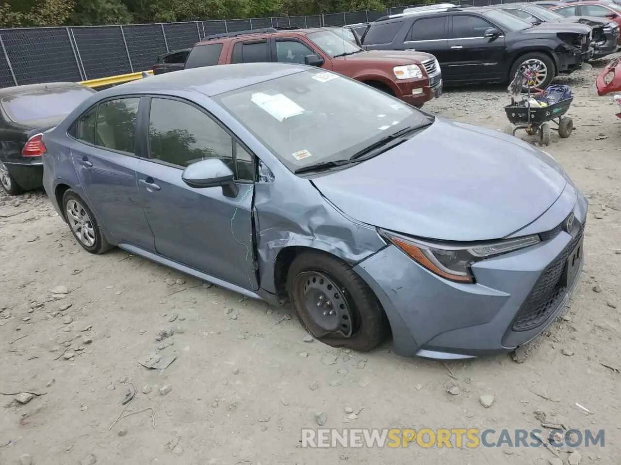 4 Photograph of a damaged car JTDEPRAE0LJ048547 TOYOTA COROLLA 2020