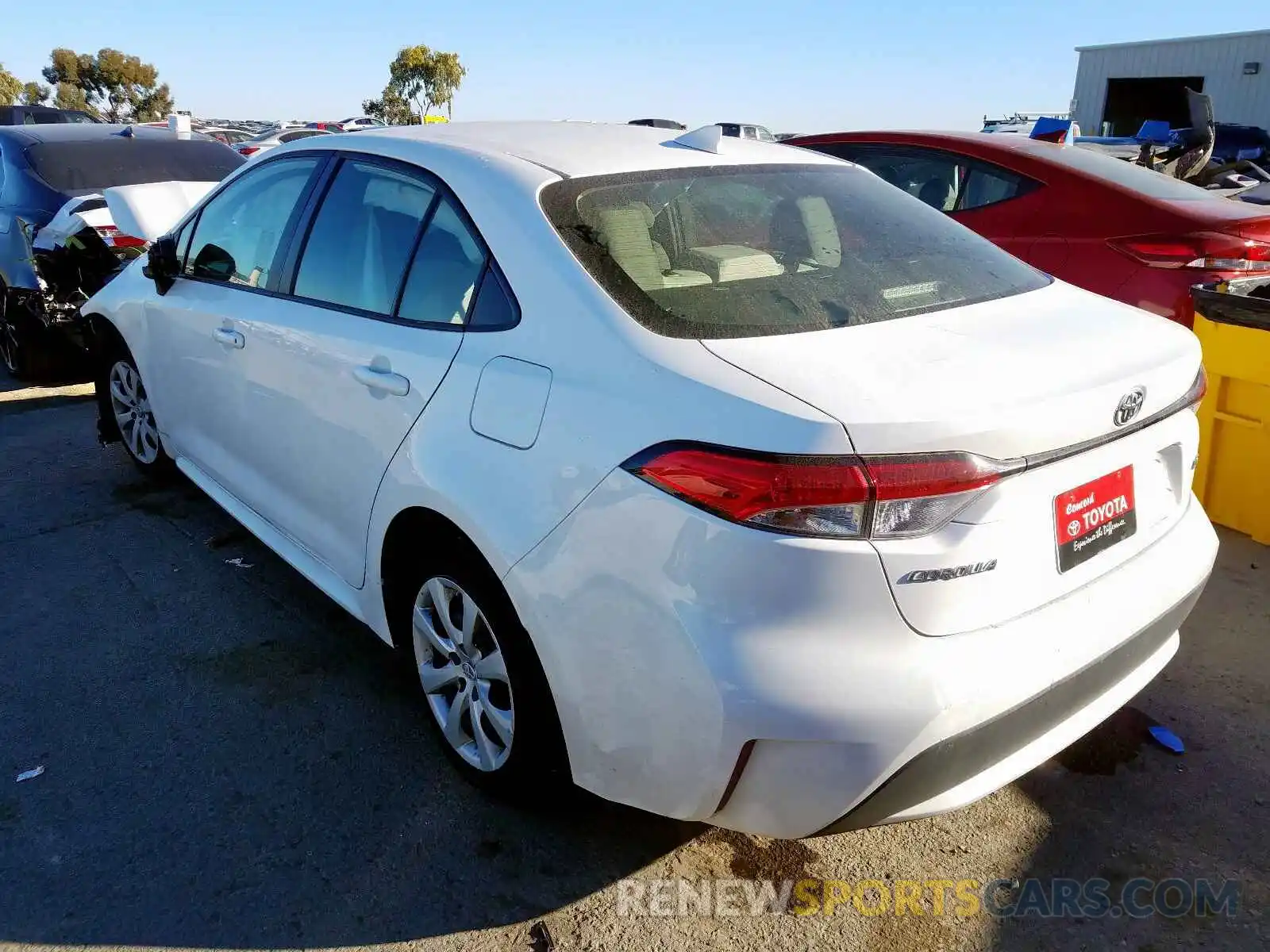 3 Photograph of a damaged car JTDEPRAE0LJ050363 TOYOTA COROLLA 2020