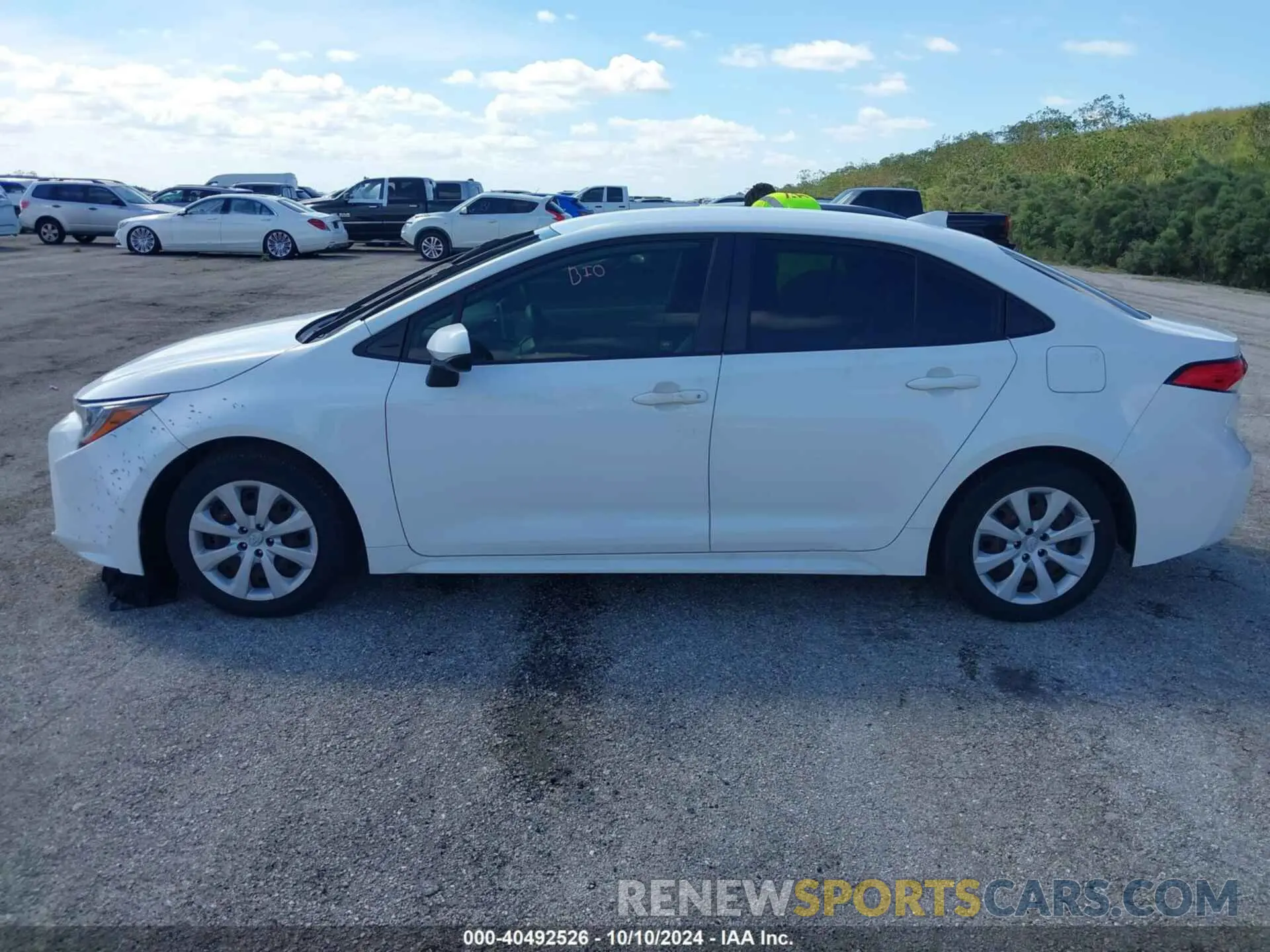 13 Photograph of a damaged car JTDEPRAE0LJ050492 TOYOTA COROLLA 2020