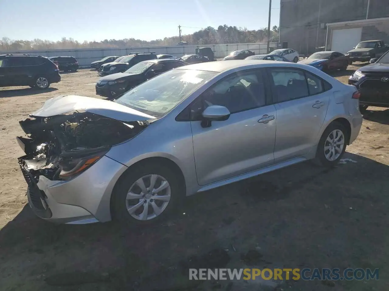 1 Photograph of a damaged car JTDEPRAE0LJ050508 TOYOTA COROLLA 2020