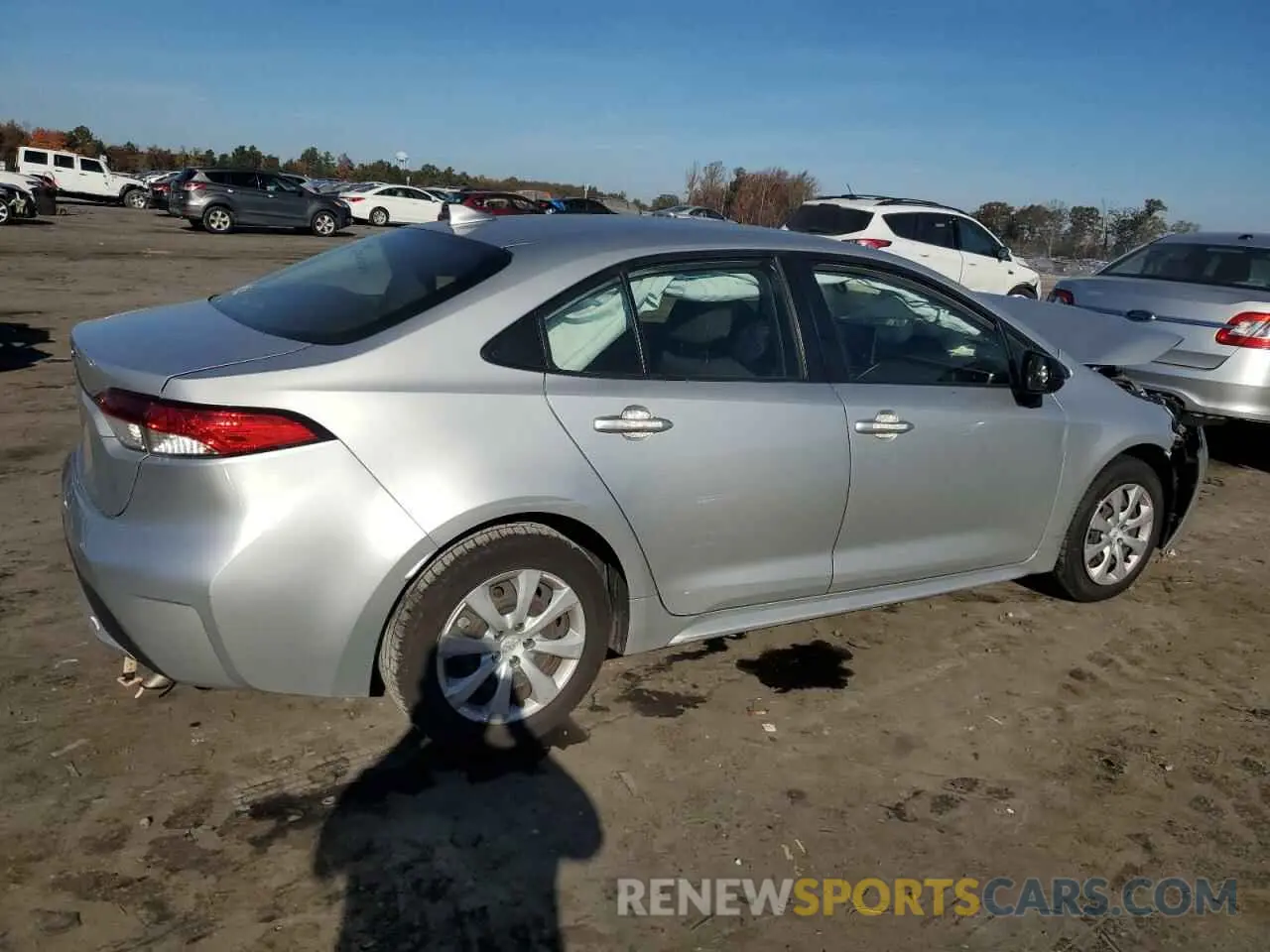 3 Photograph of a damaged car JTDEPRAE0LJ050508 TOYOTA COROLLA 2020