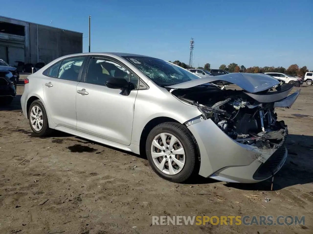 4 Photograph of a damaged car JTDEPRAE0LJ050508 TOYOTA COROLLA 2020