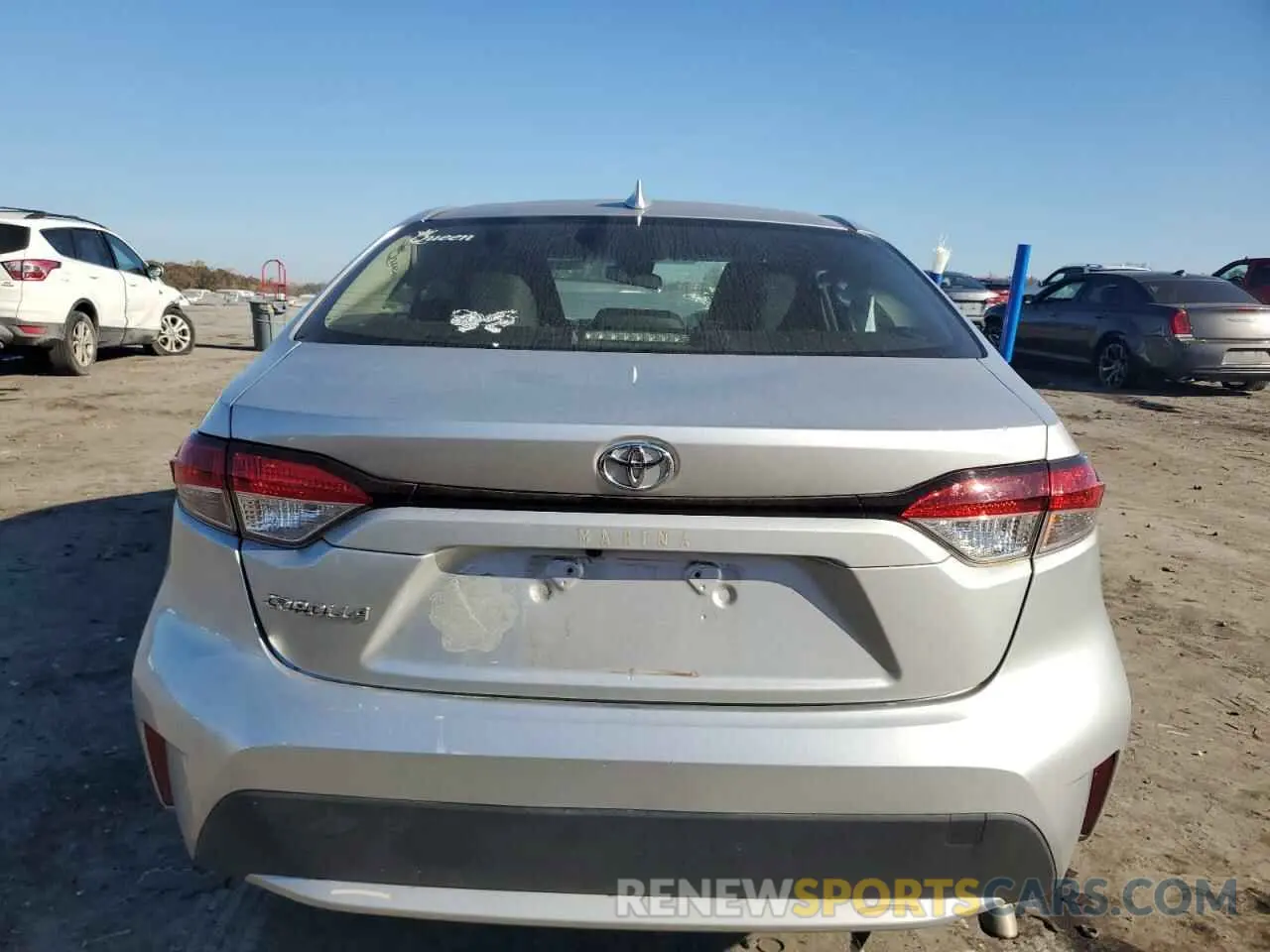 6 Photograph of a damaged car JTDEPRAE0LJ050508 TOYOTA COROLLA 2020