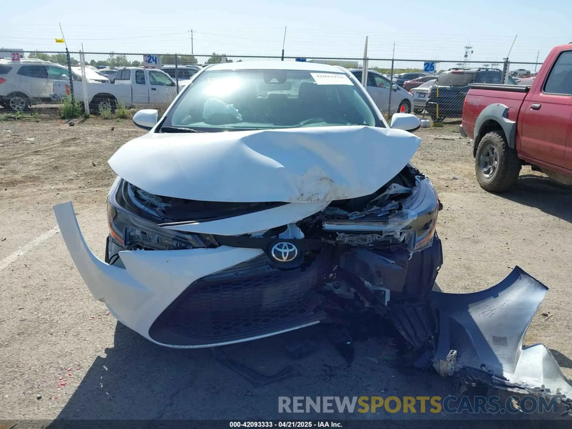 12 Photograph of a damaged car JTDEPRAE0LJ052873 TOYOTA COROLLA 2020