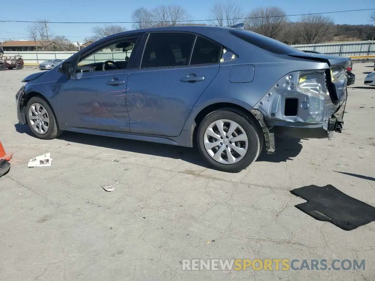 2 Photograph of a damaged car JTDEPRAE0LJ055403 TOYOTA COROLLA 2020