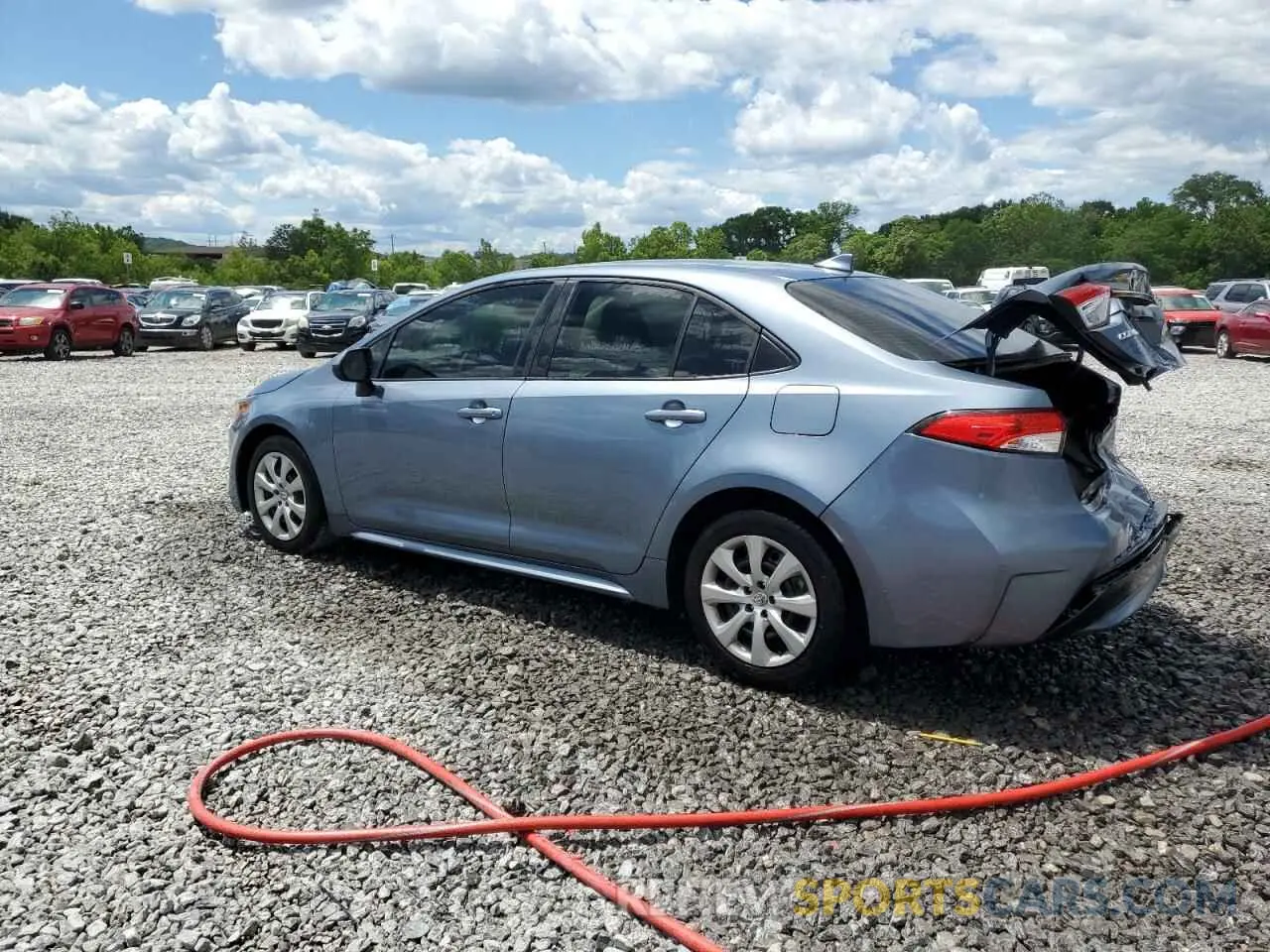2 Photograph of a damaged car JTDEPRAE0LJ058995 TOYOTA COROLLA 2020