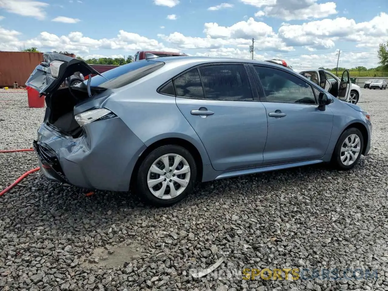 3 Photograph of a damaged car JTDEPRAE0LJ058995 TOYOTA COROLLA 2020
